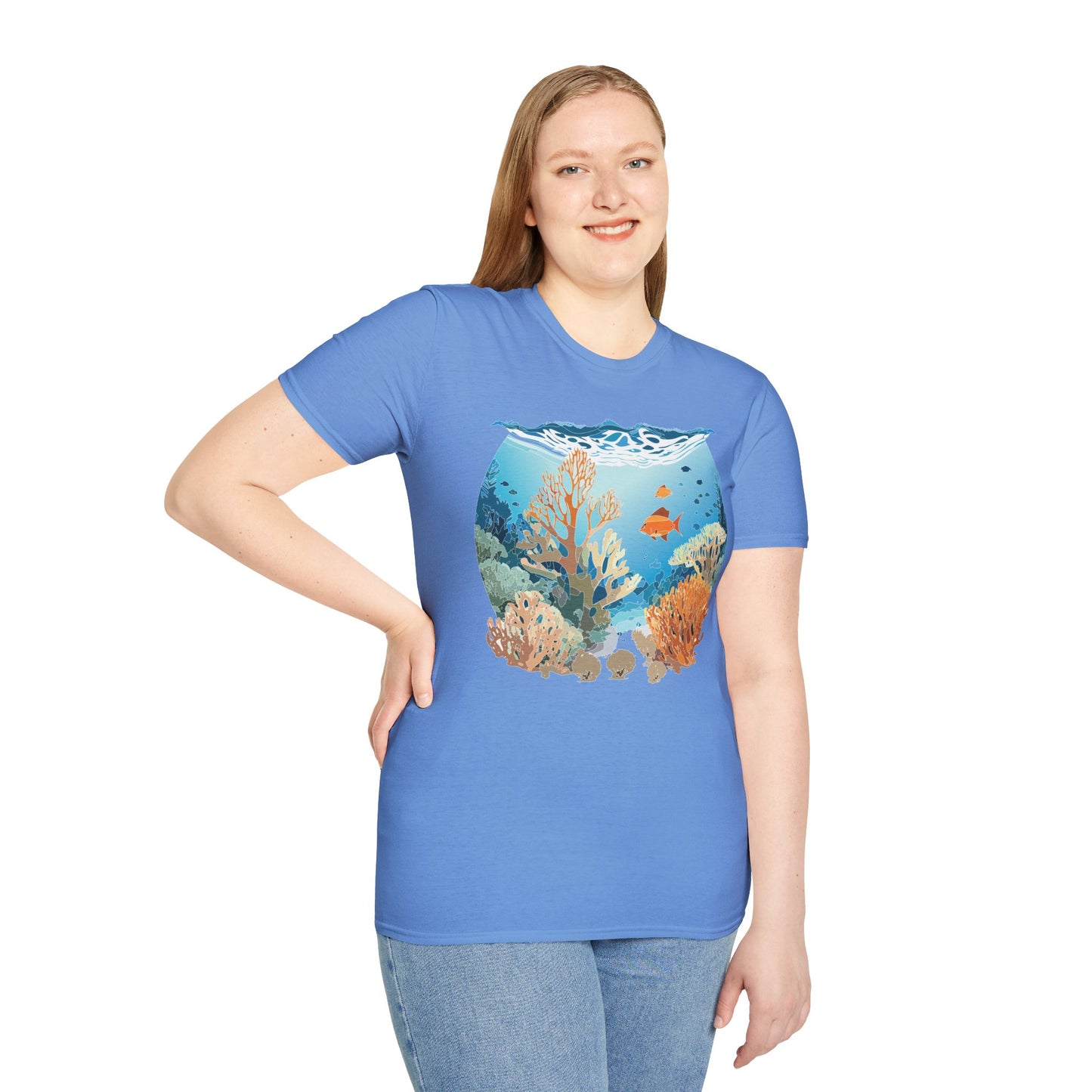 Ocean Tee Shirt, Ocean Shirt, Shirt with Ocean, U boat Tees, Shirt with U-Boat