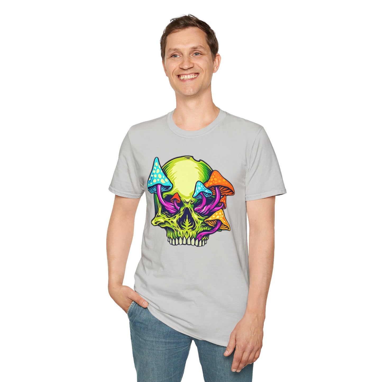 Skull Tee Shirt, Skeleton Shirt, Shirt with Skull, Shirt with Skeleton
