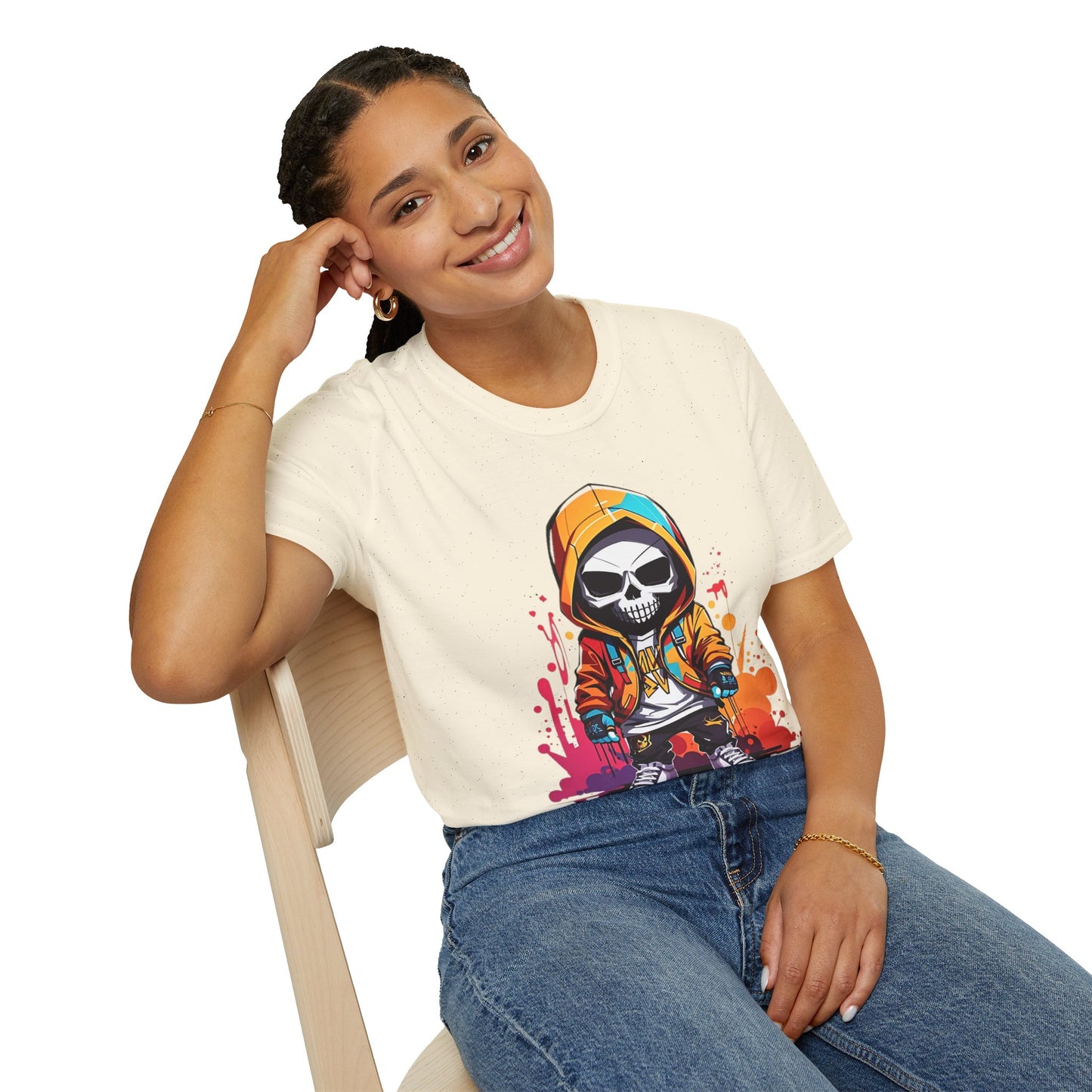 Skull Tee Shirt, Skeleton Shirt, Shirt with Skull, Shirt with Skeleton