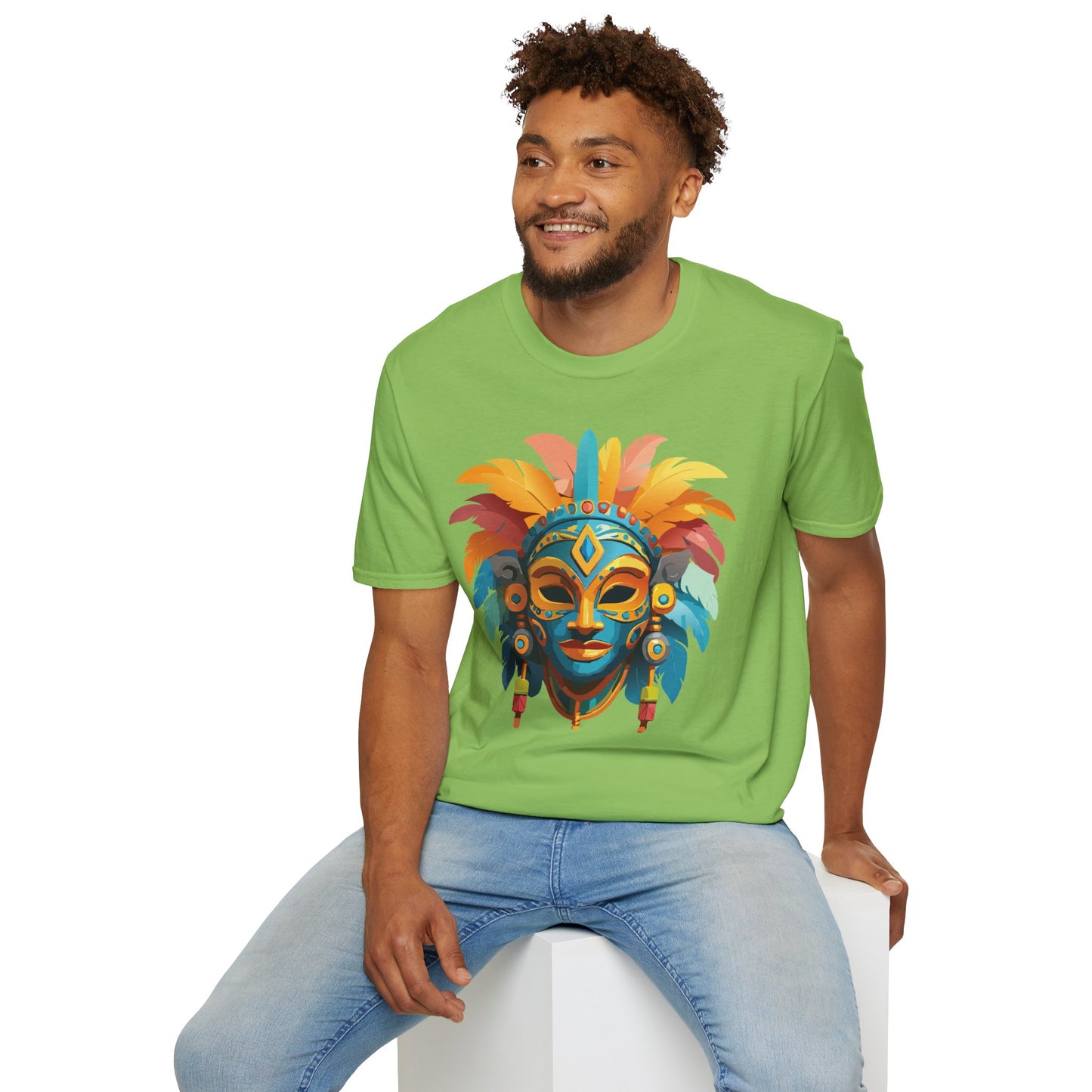 Mask Tee Shirt, Mask Shirt, Shirt with Mask, Masquerade Tees