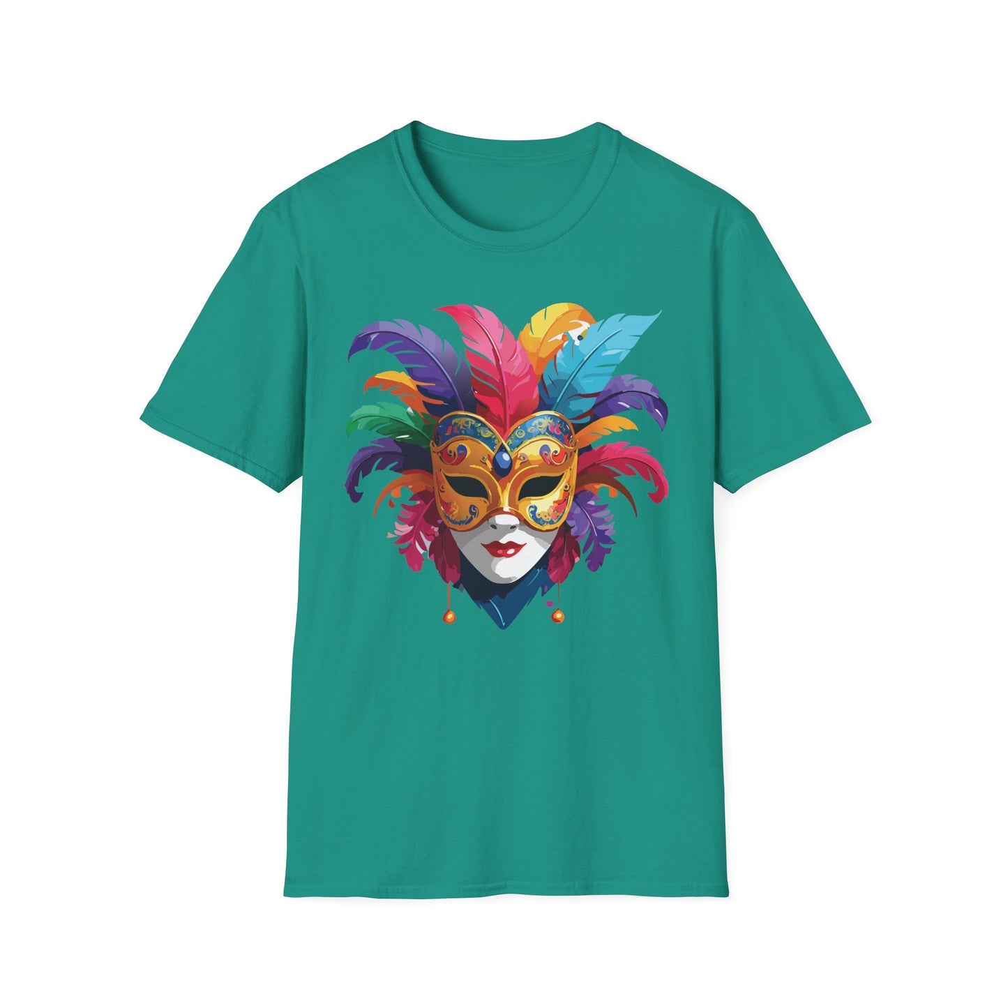Mask Tee Shirt, Mask Shirt, Shirt with Mask, Masquerade Tees