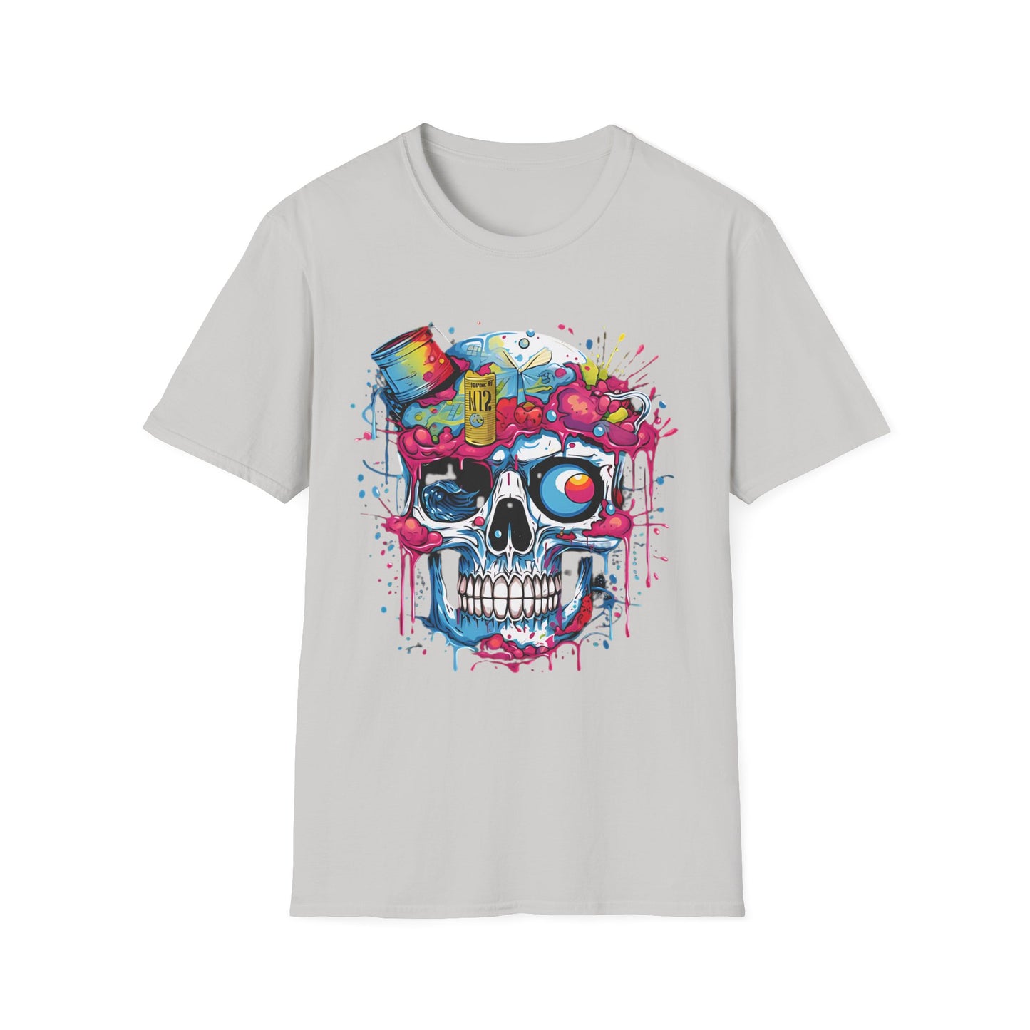 Skull Tee Shirt, Skeleton Shirt, Shirt with Skull, Shirt with Skeleton
