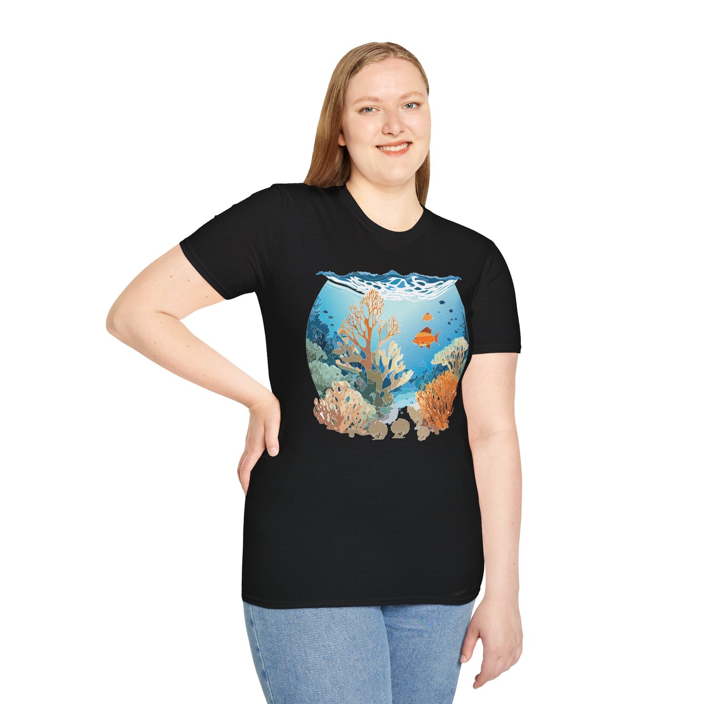 Ocean Tee Shirt, Ocean Shirt, Shirt with Ocean, U boat Tees, Shirt with U-Boat