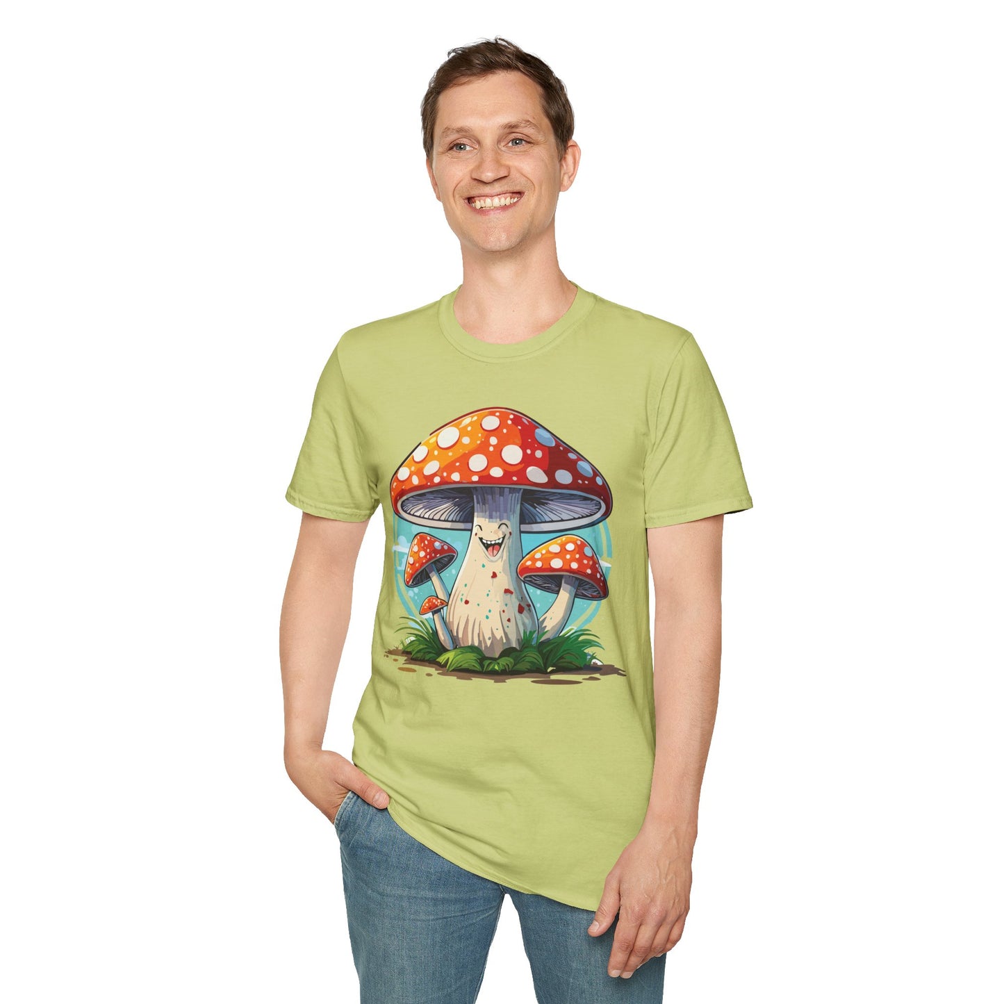 Mashroom Tee Shirt, Mashroom Shirt, Shirt with Funny Mashroom, Shirt with Fungus