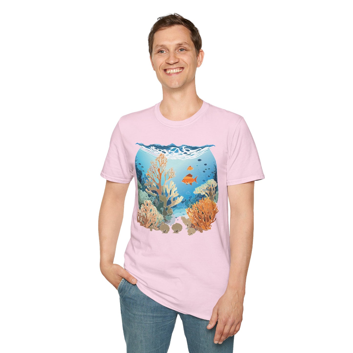 Ocean Tee Shirt, Ocean Shirt, Shirt with Ocean, U boat Tees, Shirt with U-Boat