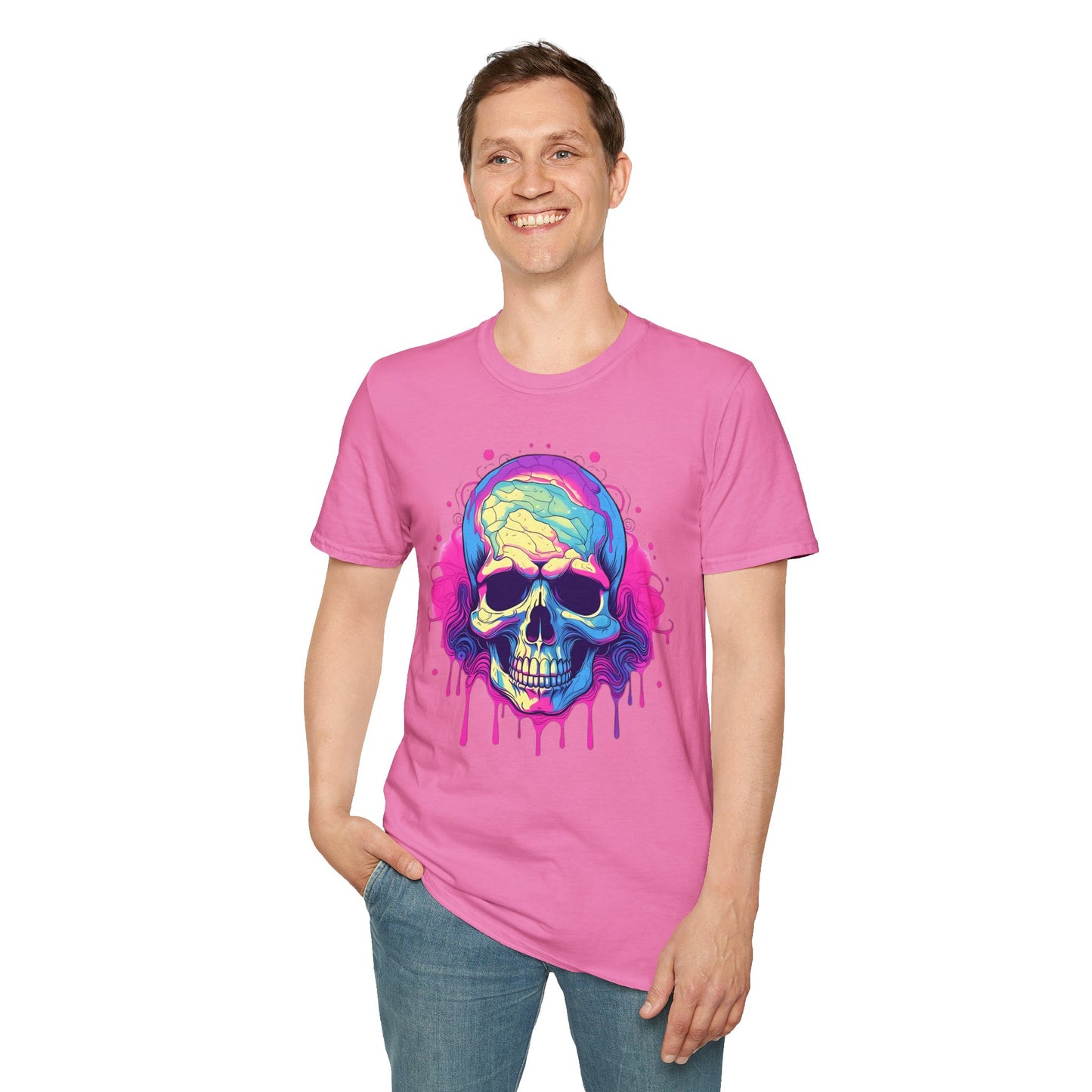 Skull Tee Shirt, Skeleton Shirt, Shirt with Skull, Shirt with Skeleton