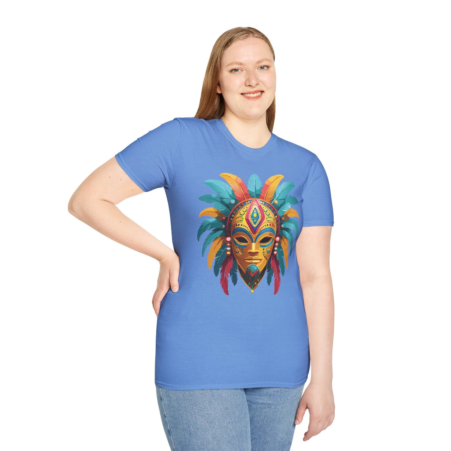 Mask Tee Shirt, Mask Shirt, Shirt with Mask, Masquerade Tees
