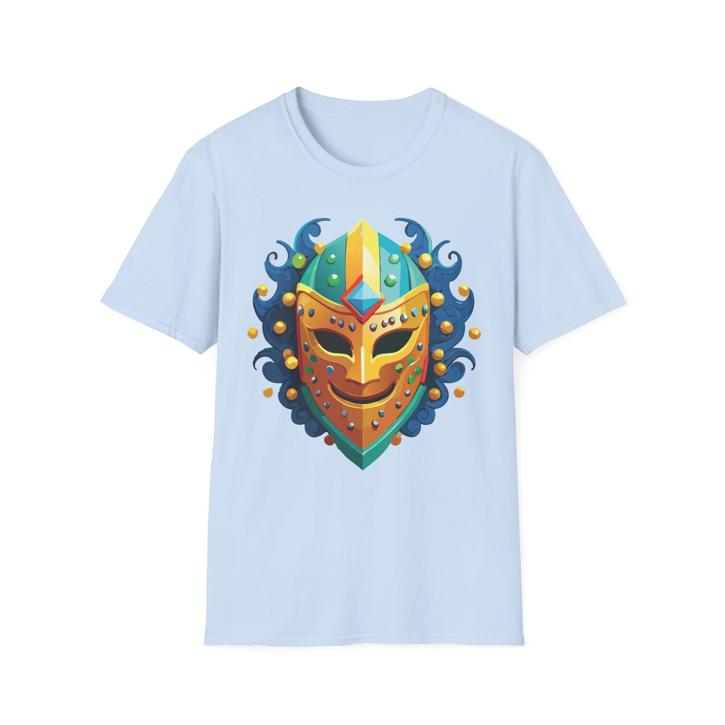 Mask Tee Shirt, Mask Shirt, Shirt with Mask, Masquerade Tees