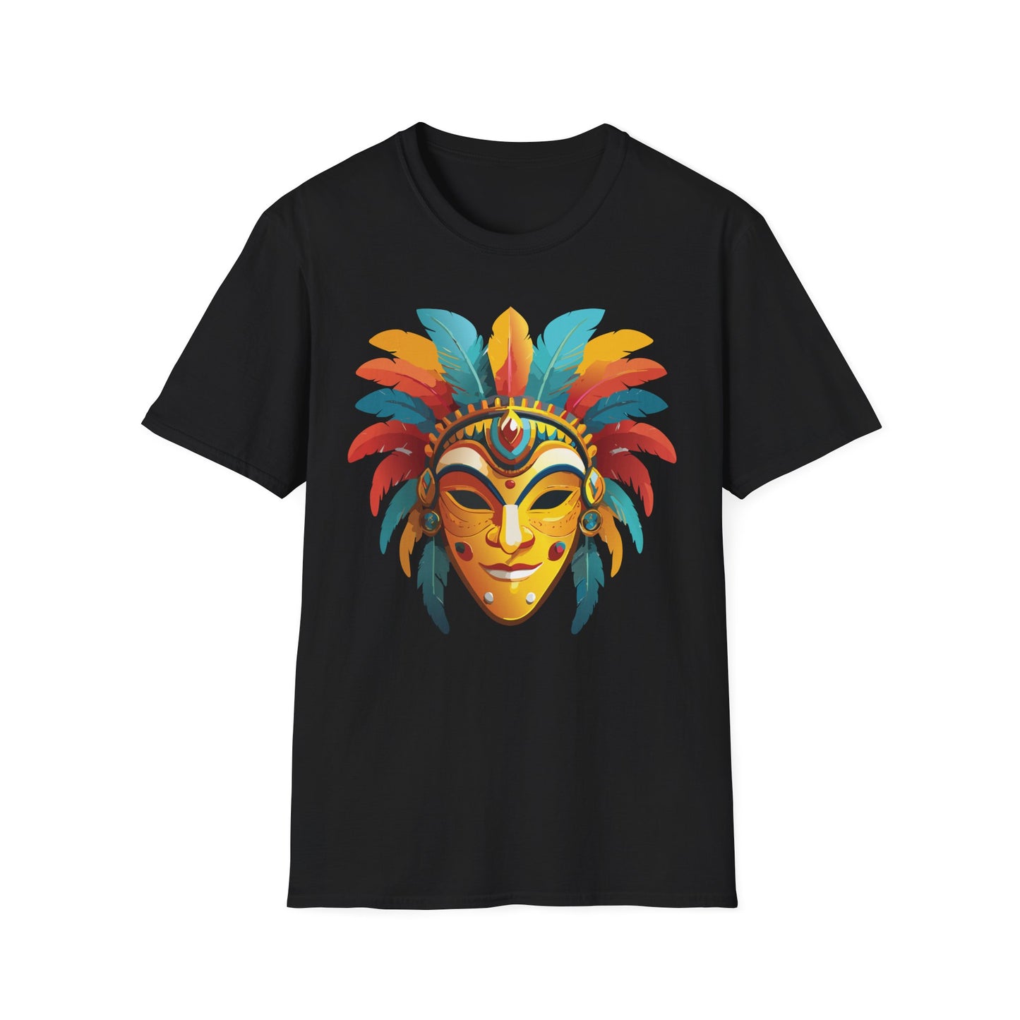 Mask Tee Shirt, Mask Shirt, Shirt with Mask, Masquerade Tees
