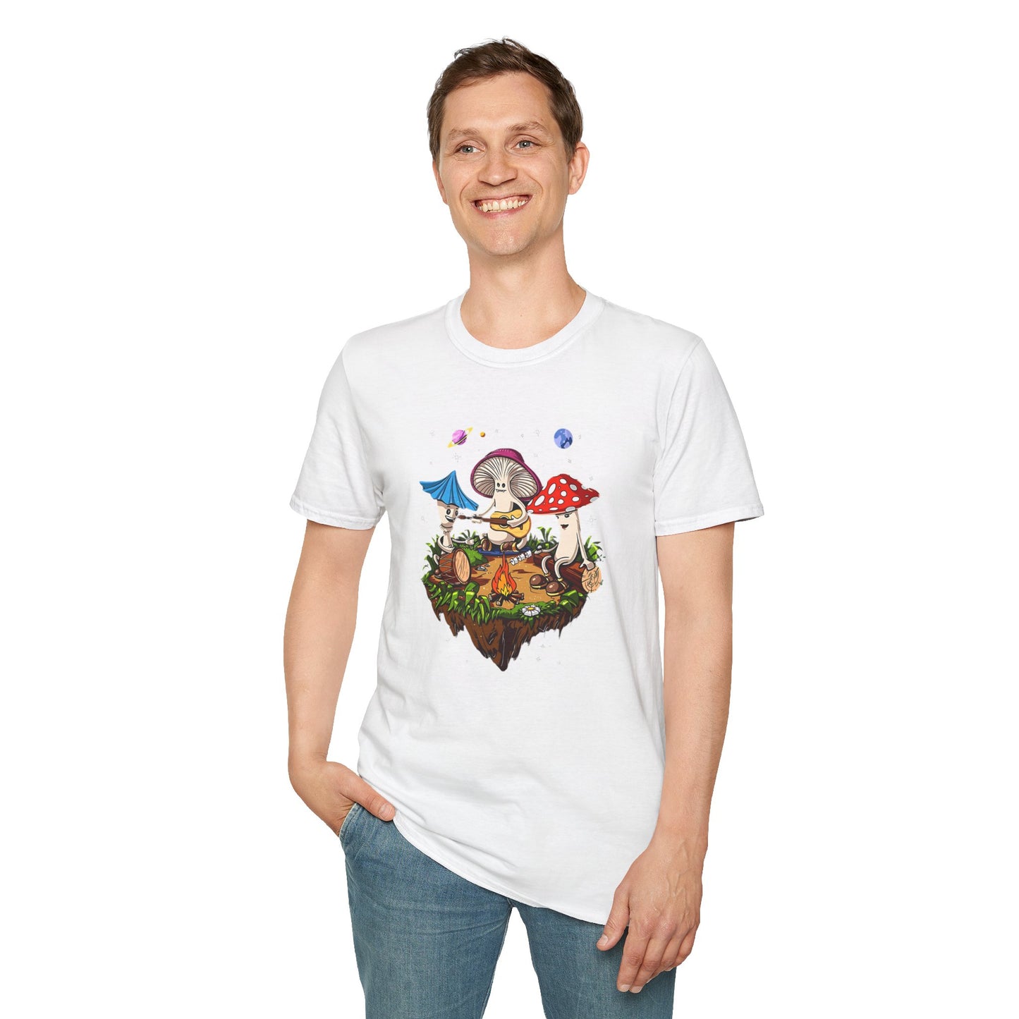 Mashroom Tee Shirt, Mashroom Shirt, Shirt with Funny Mashroom, Shirt with Fungus