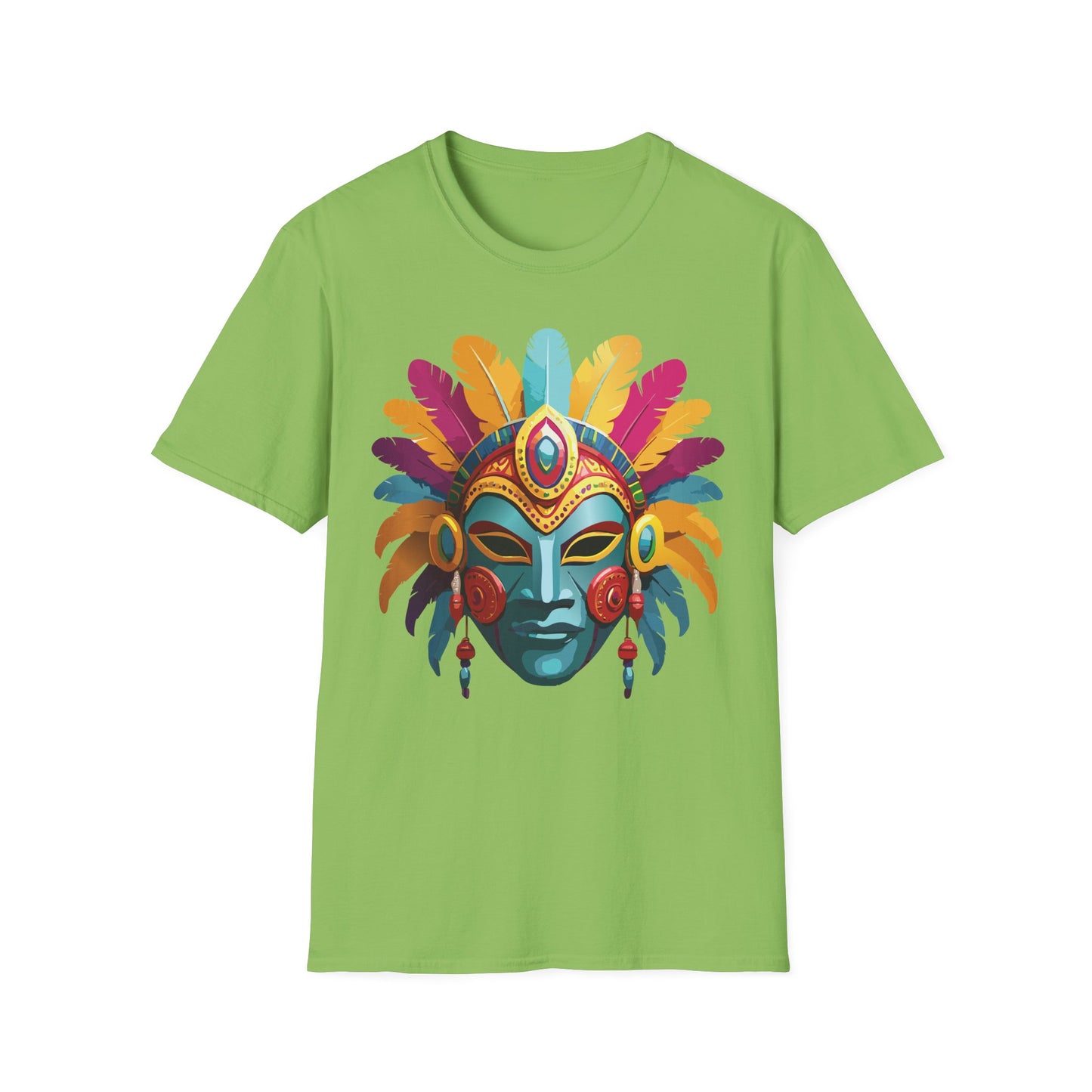 Mask Tee Shirt, Mask Shirt, Shirt with Mask, Masquerade Tees