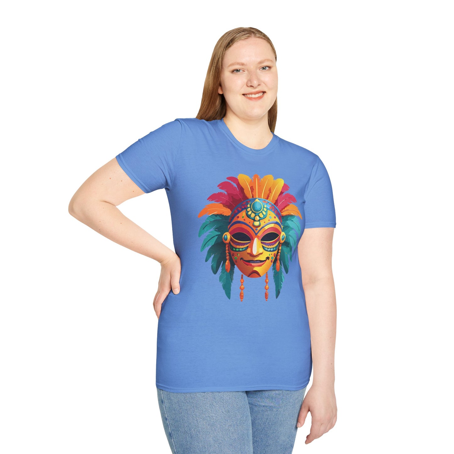 Mask Tee Shirt, Mask Shirt, Shirt with Mask, Masquerade Tees