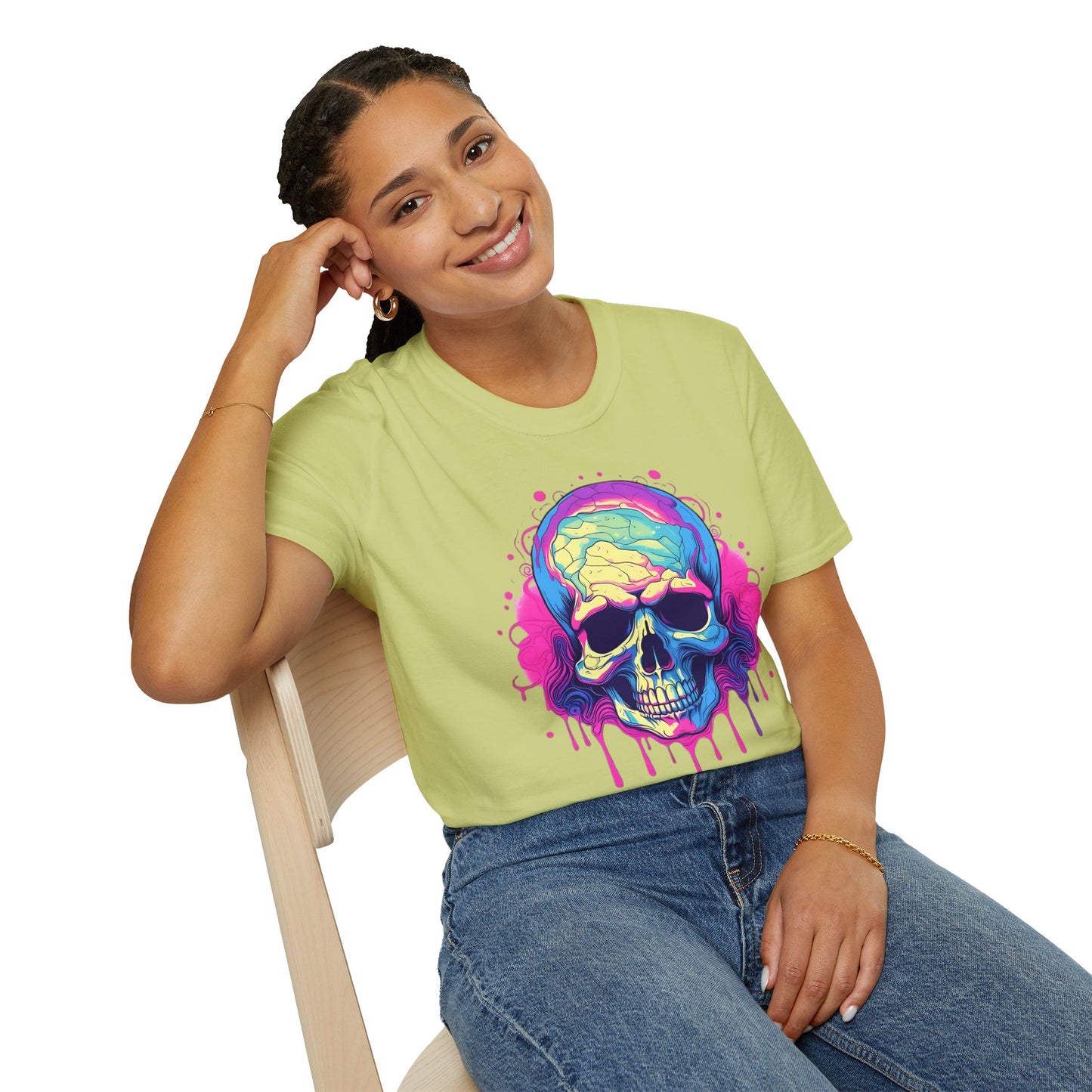 Skull Tee Shirt, Skeleton Shirt, Shirt with Skull, Shirt with Skeleton