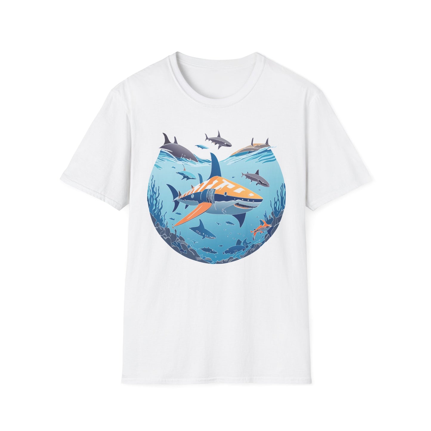Ocean Tee Shirt, Ocean Shirt, Shirt with Ocean, U boat Tees, Shirt with U-Boat
