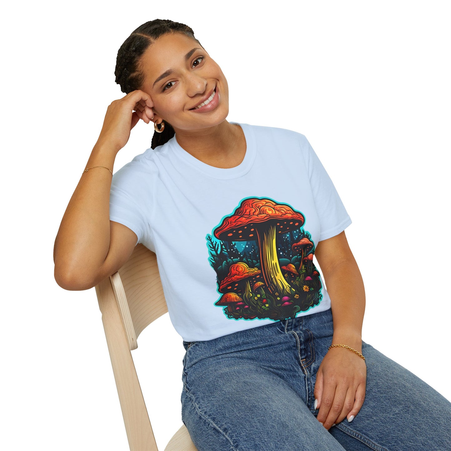 Mashroom Tee Shirt, Mashroom Shirt, Shirt with Funny Mashroom, Shirt with Fungus