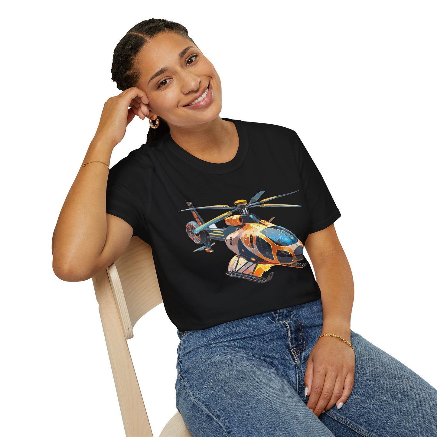 Chopper Shirt, Helicopter Shirt, Shirt with Helicopter, T Shirt with Chopper