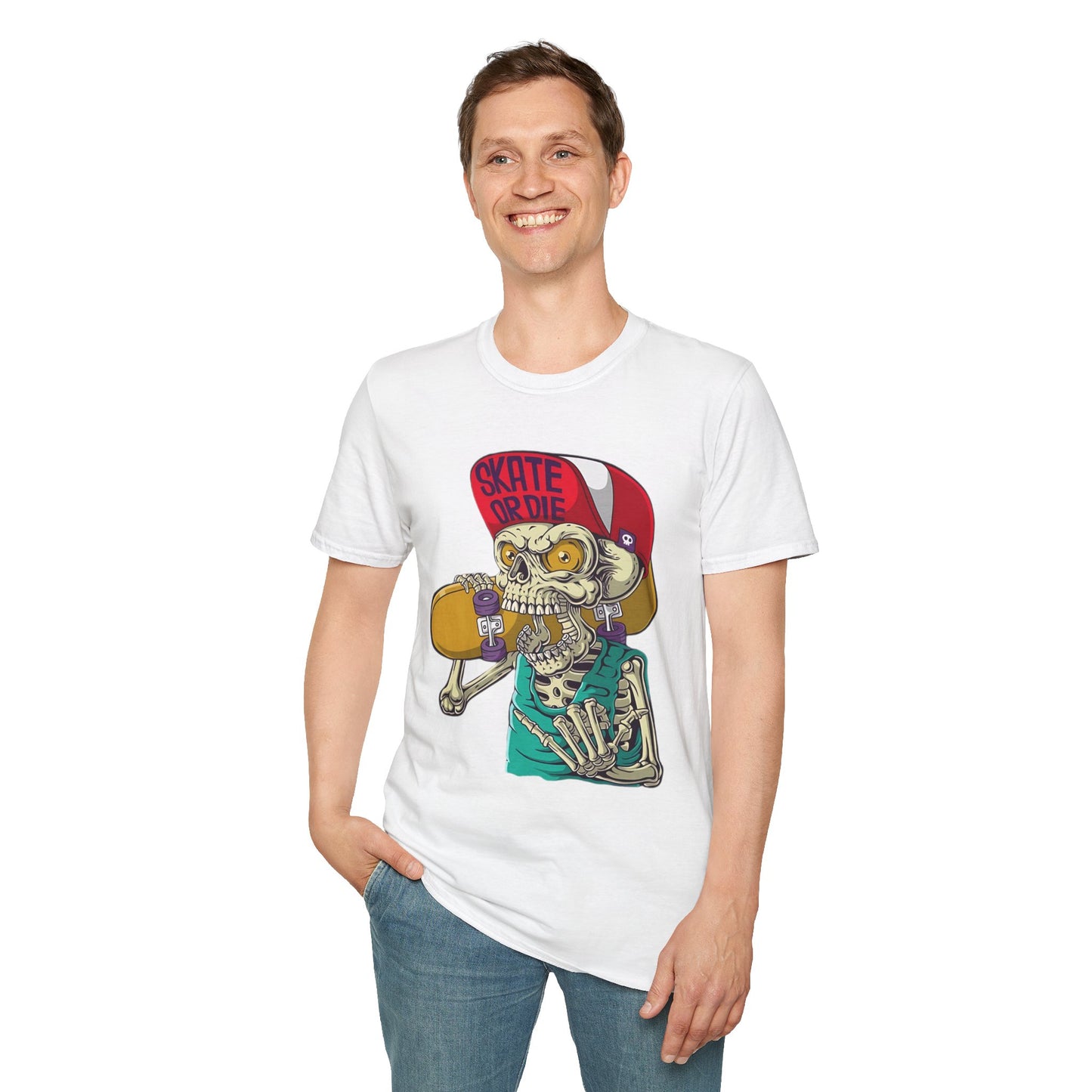 Skull Tee Shirt, Skeleton Shirt, Shirt with Skull, Shirt with Skeleton