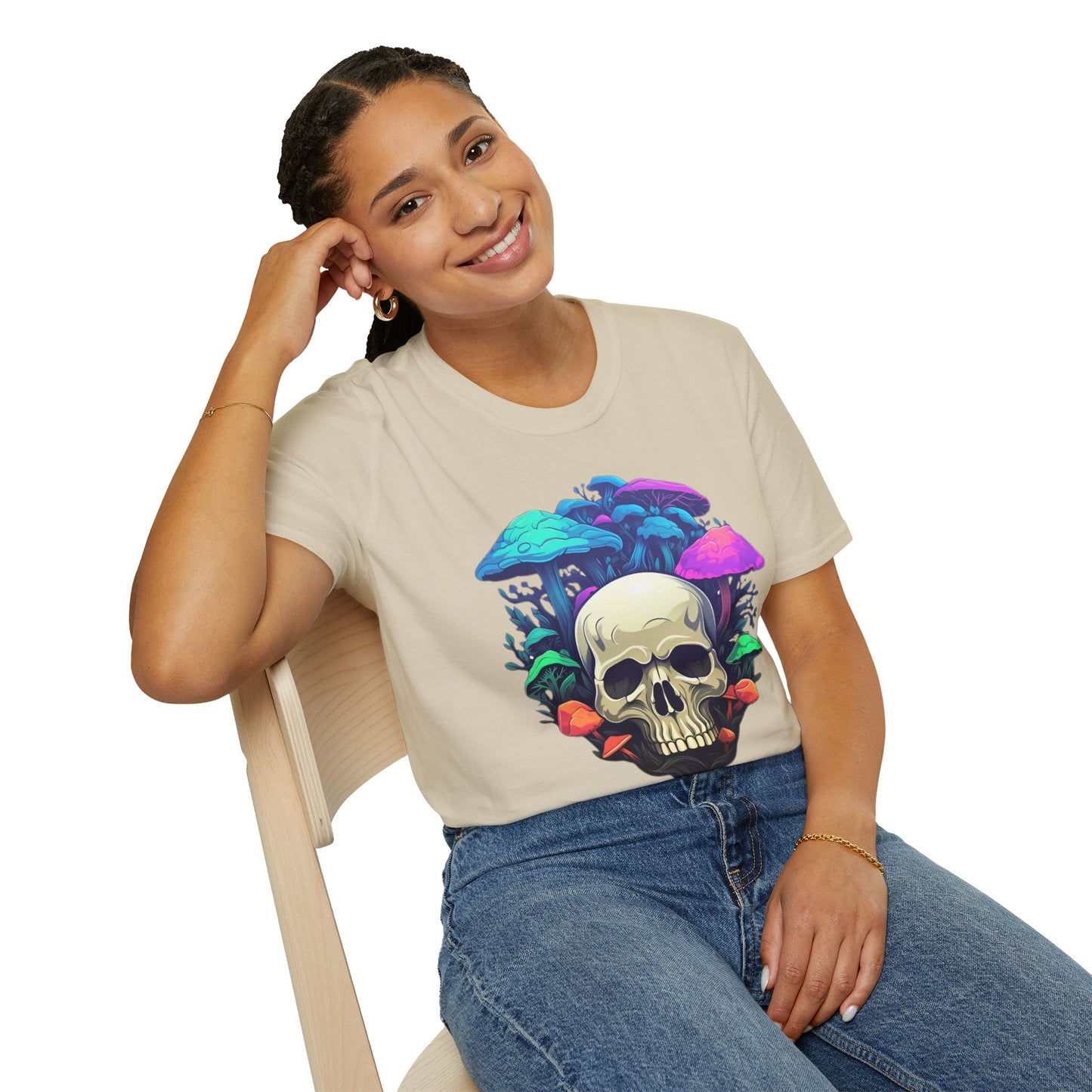 Skull Tee Shirt, Skeleton Shirt, Shirt with Skull, Shirt with Skeleton