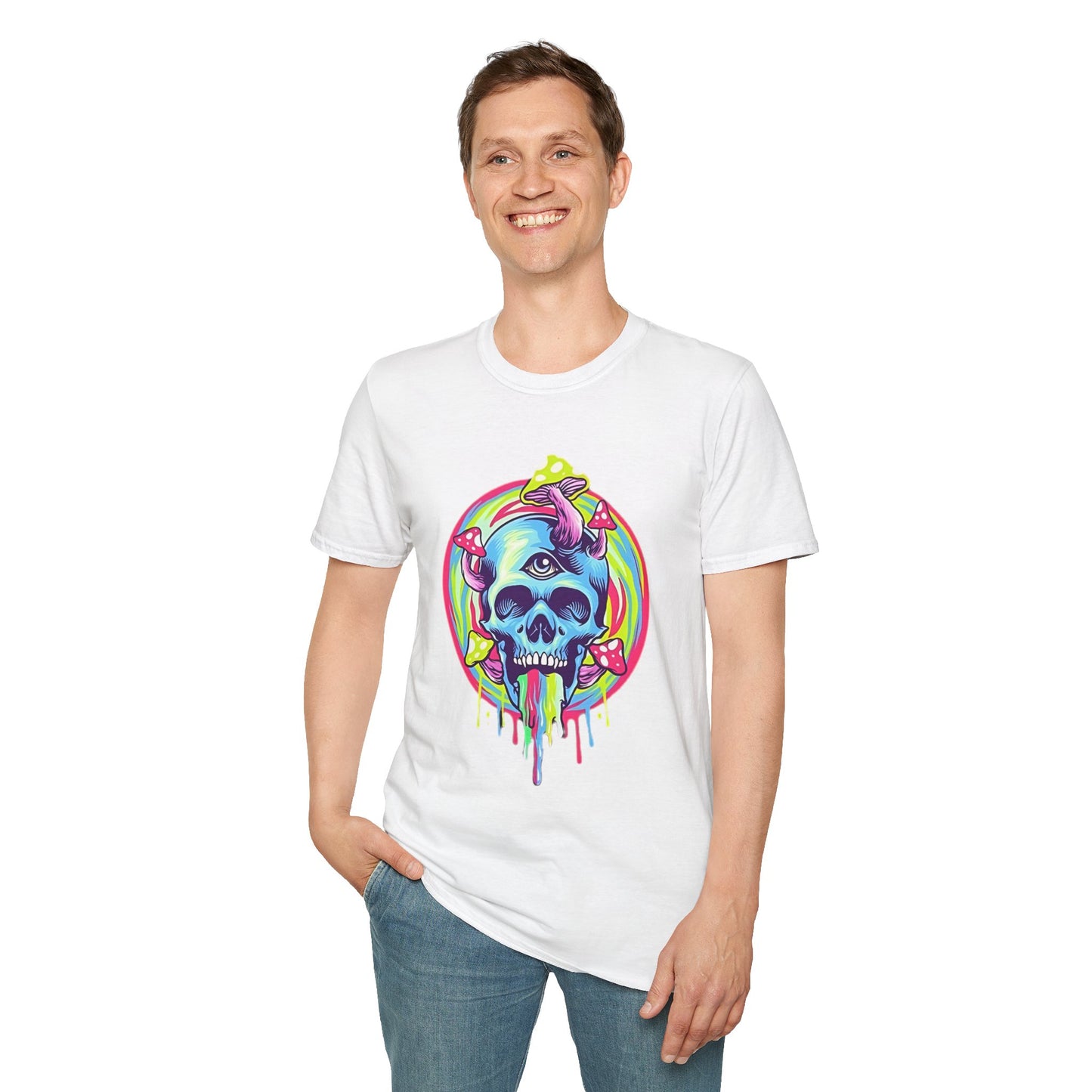 Skull Tee Shirt, Skeleton Shirt, Shirt with Skull, Shirt with Skeleton