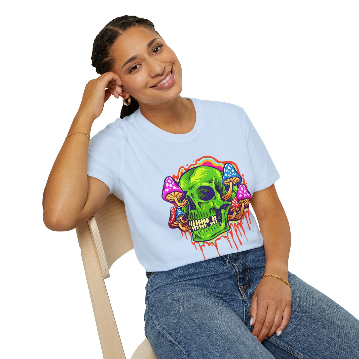 Skull Tee Shirt, Skeleton Shirt, Shirt with Skull, Shirt with Skeleton
