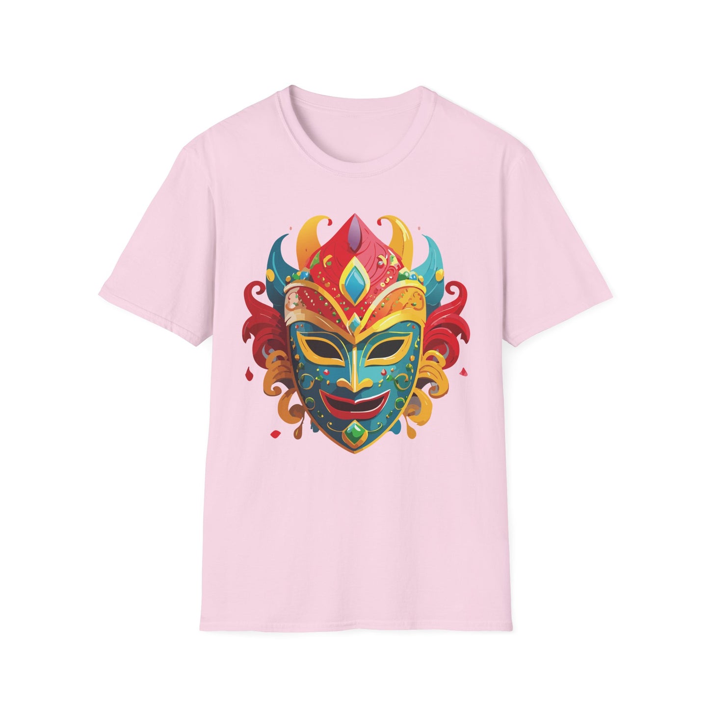 Mask Tee Shirt, Mask Shirt, Shirt with Mask, Masquerade Tees
