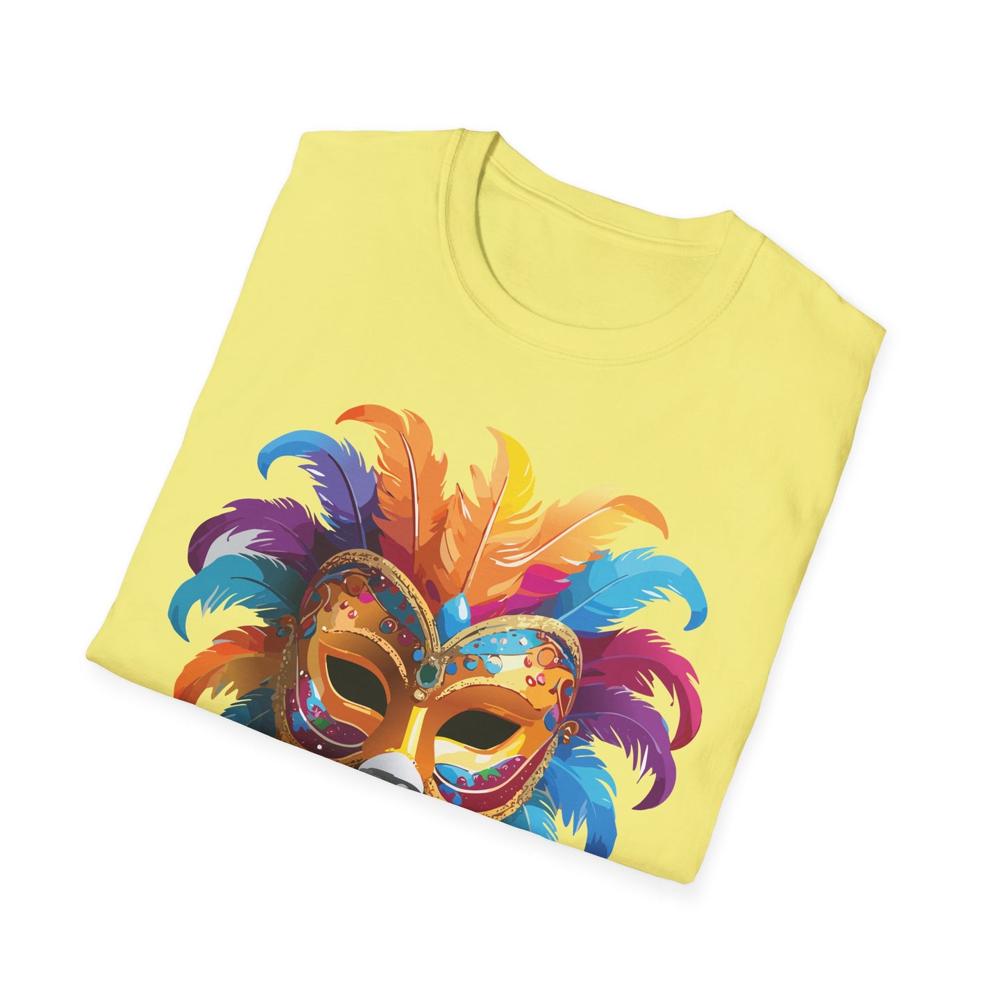 Mask Tee Shirt, Mask Shirt, Shirt with Mask, Masquerade Tees