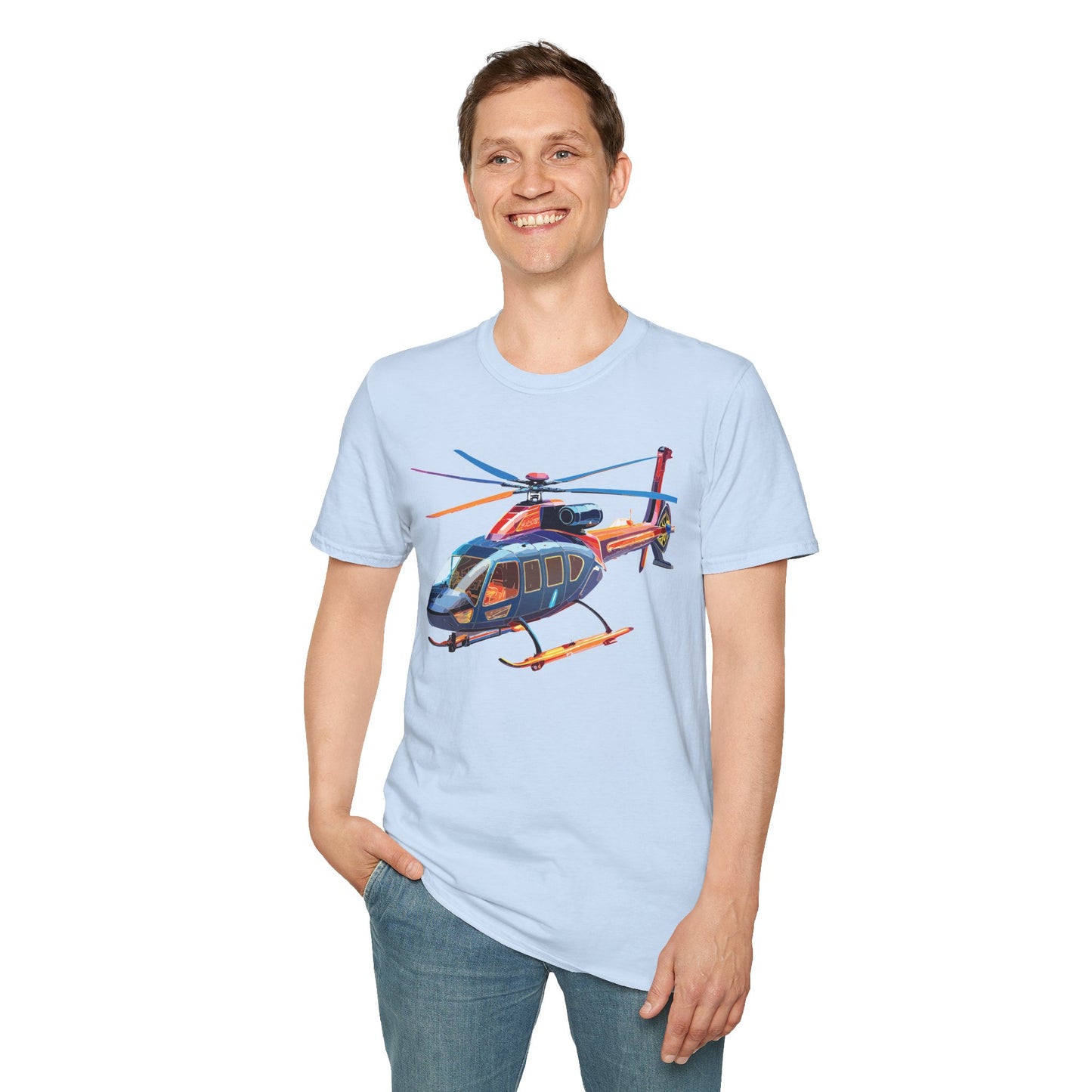 Chopper Shirt, Helicopter Shirt, Shirt with Helicopter, T Shirt with Chopper
