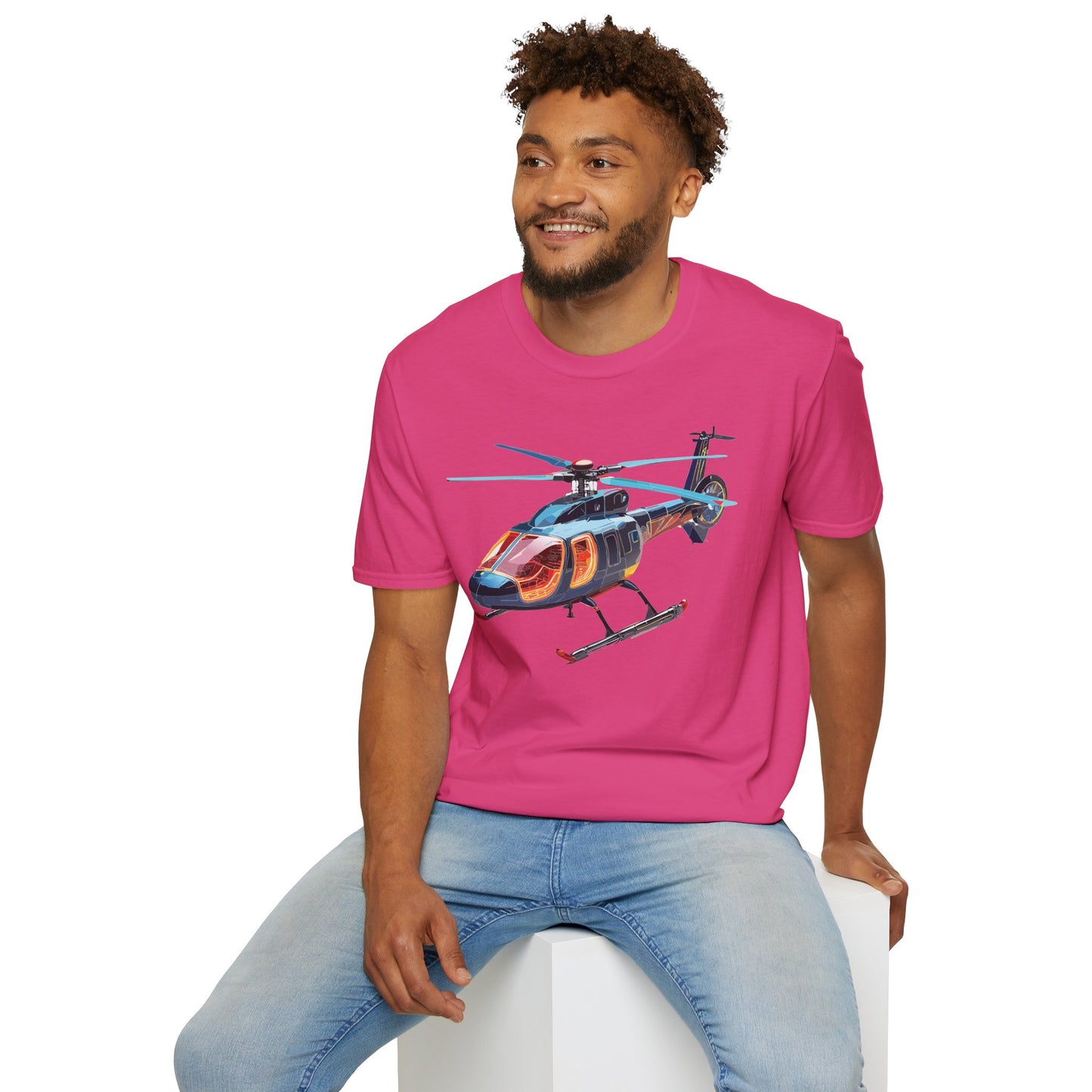 Chopper Shirt, Helicopter Shirt, Shirt with Helicopter, T Shirt with Chopper