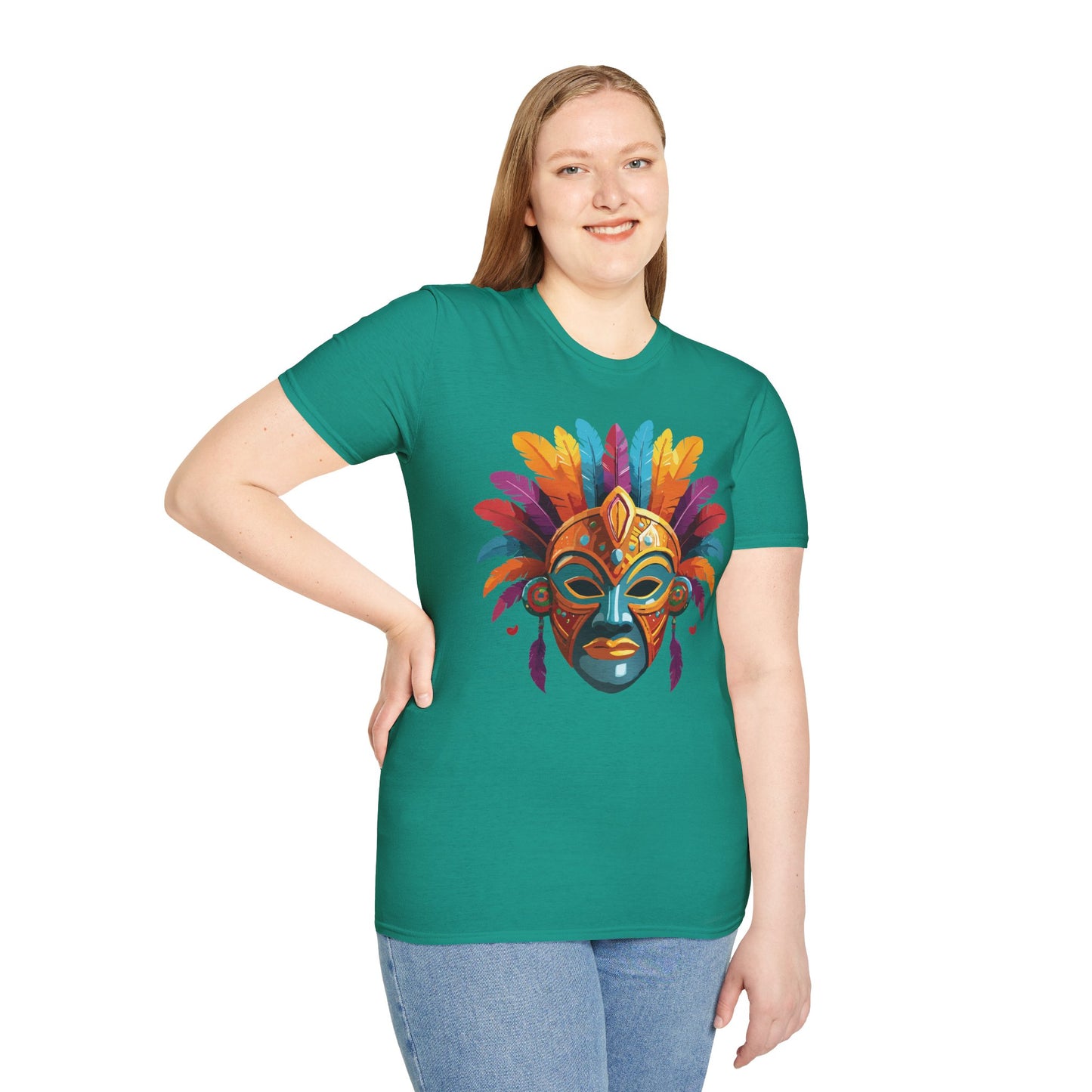 Mask Tee Shirt, Mask Shirt, Shirt with Mask, Masquerade Tees
