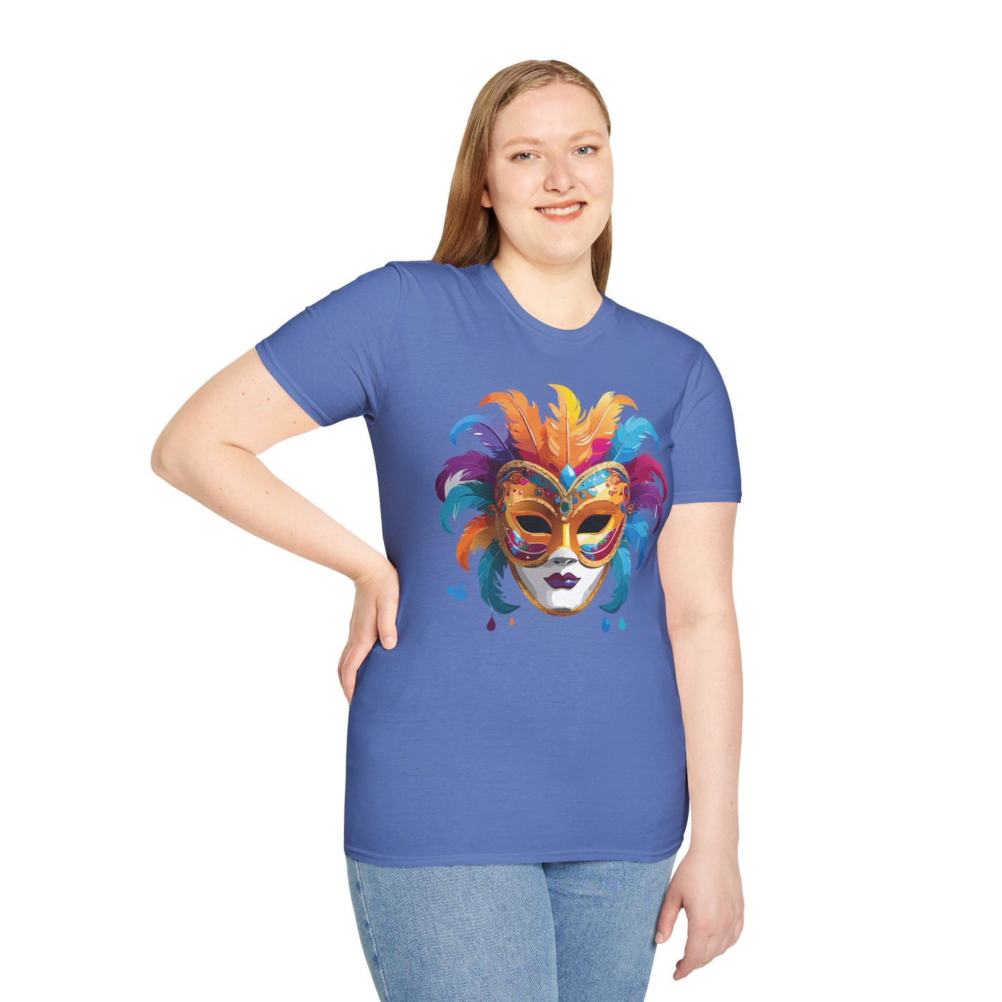 Mask Tee Shirt, Mask Shirt, Shirt with Mask, Masquerade Tees