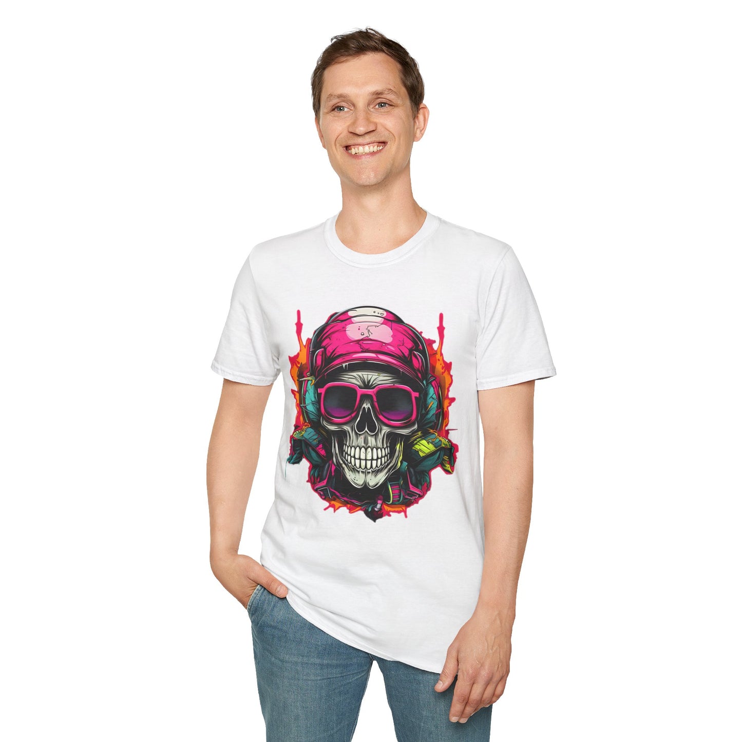 Skull Tee Shirt, Skeleton Shirt, Shirt with Skull, Shirt with Skeleton