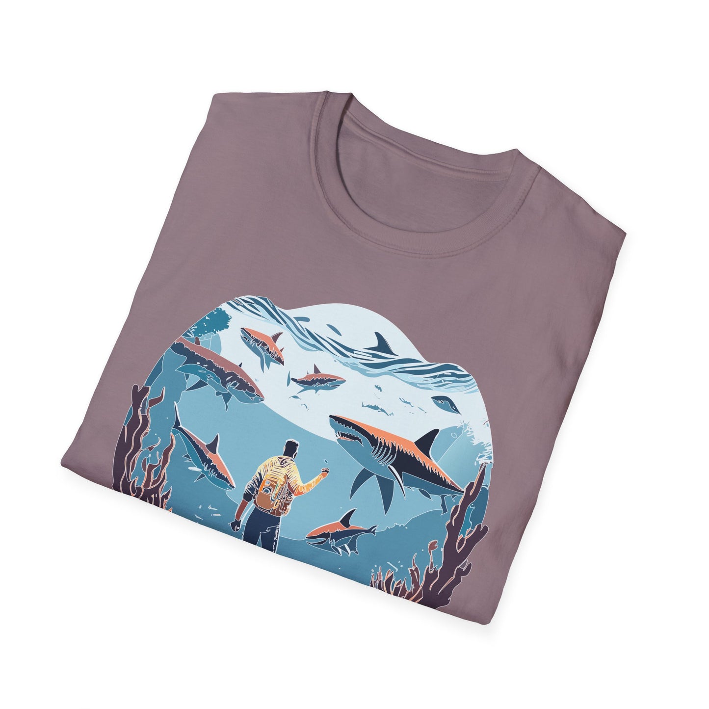 Ocean Tee Shirt, Ocean Shirt, Shirt with Ocean, U boat Tees, Shirt with U-Boat