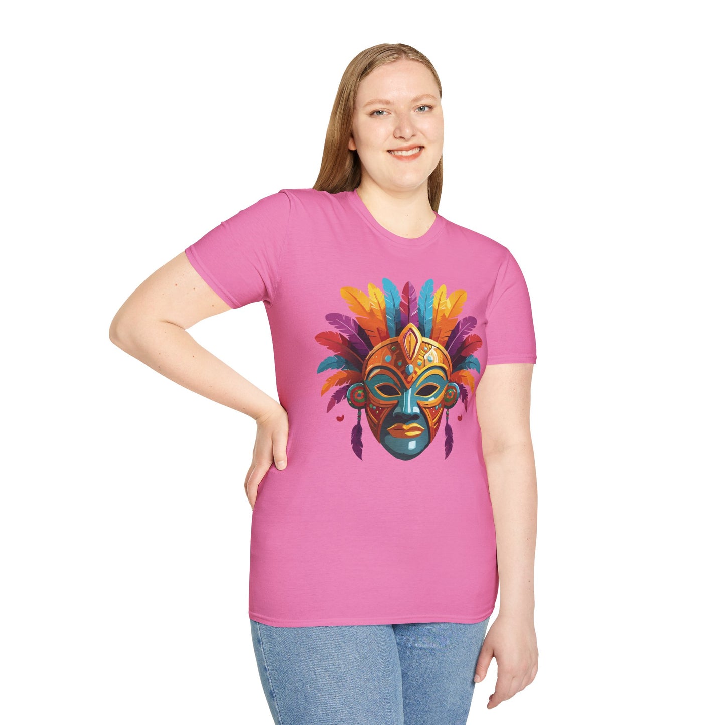 Mask Tee Shirt, Mask Shirt, Shirt with Mask, Masquerade Tees