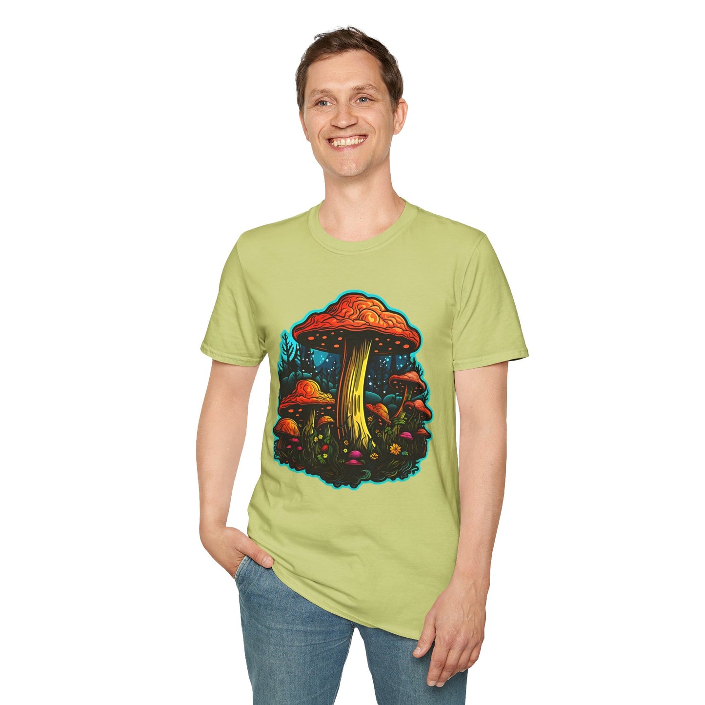 Mashroom Tee Shirt, Mashroom Shirt, Shirt with Funny Mashroom, Shirt with Fungus