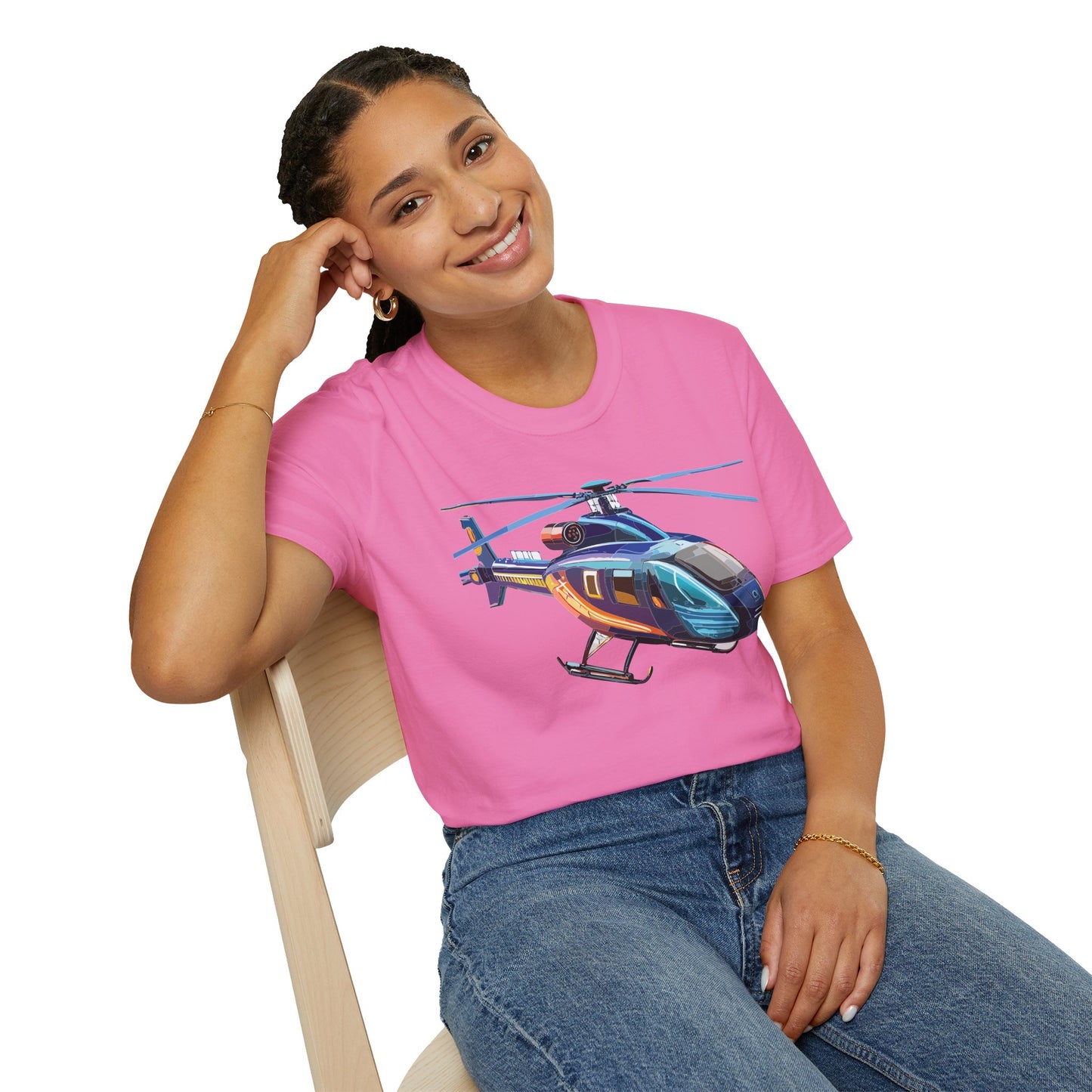 Chopper Shirt, Helicopter Shirt, Shirt with Helicopter, T Shirt with Chopper