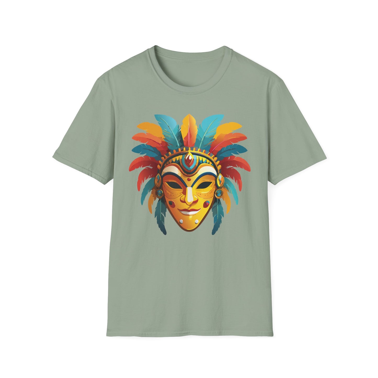 Mask Tee Shirt, Mask Shirt, Shirt with Mask, Masquerade Tees
