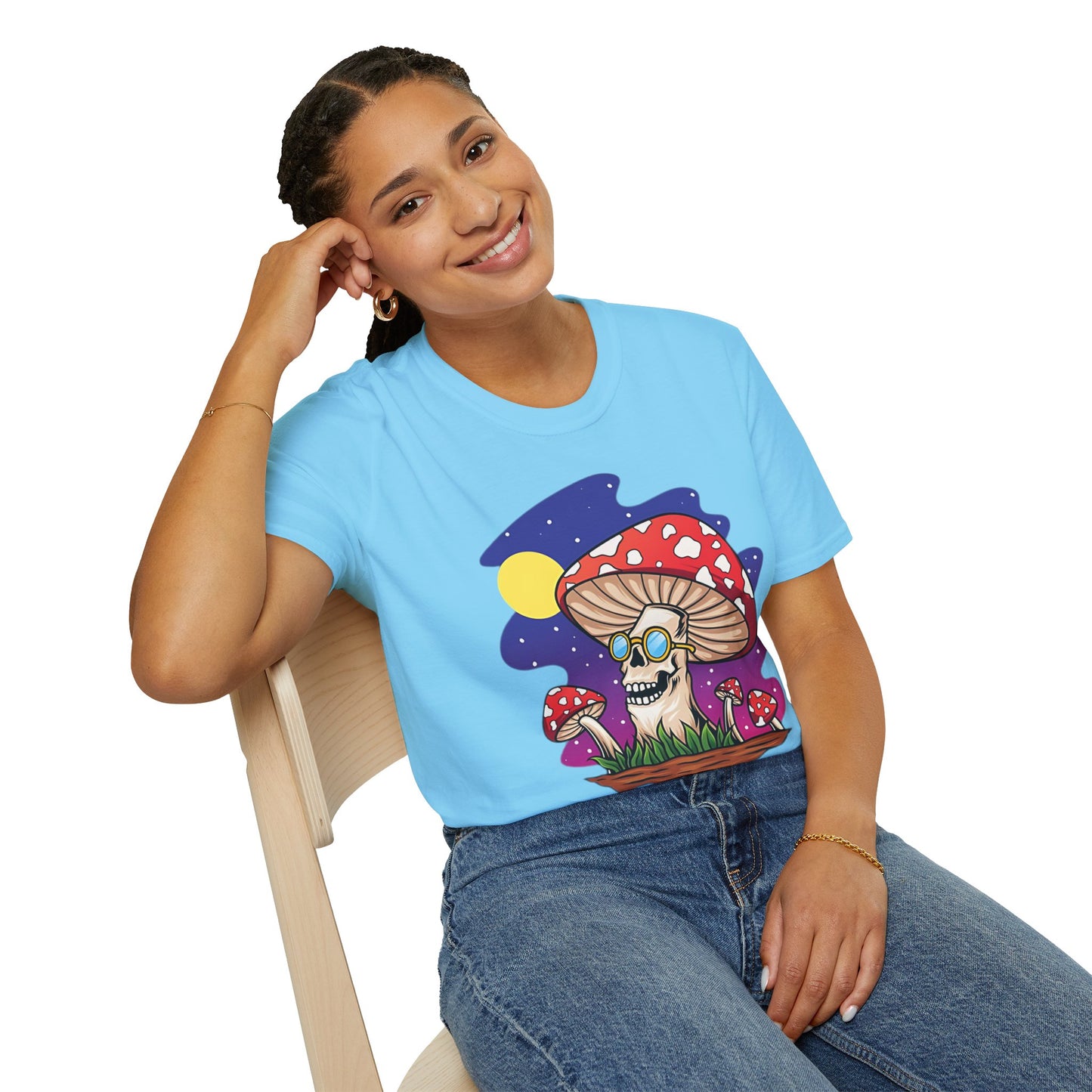 Mashroom Tee Shirt, Mashroom Shirt, Shirt with Funny Mashroom, Shirt with Fungus