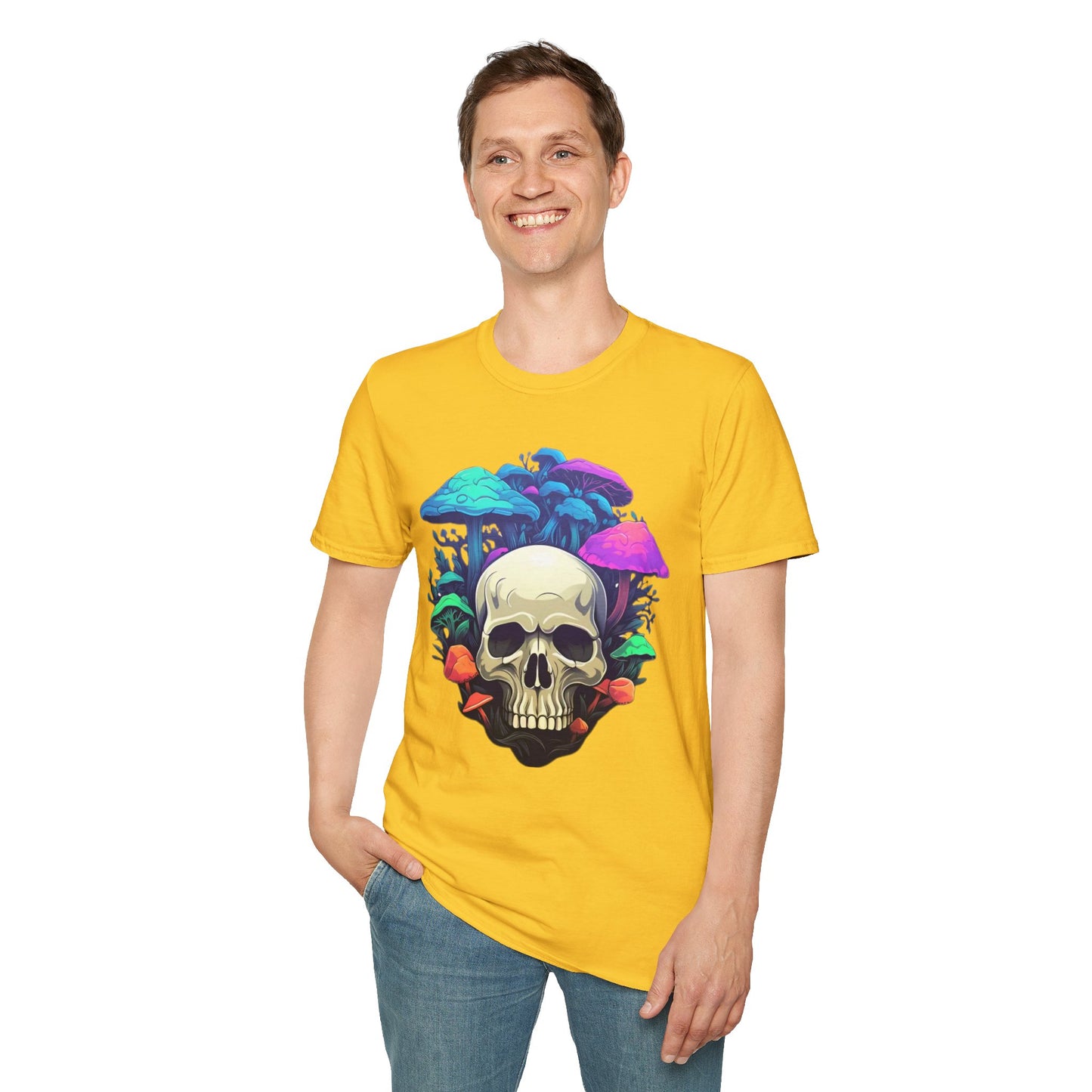 Skull Tee Shirt, Skeleton Shirt, Shirt with Skull, Shirt with Skeleton
