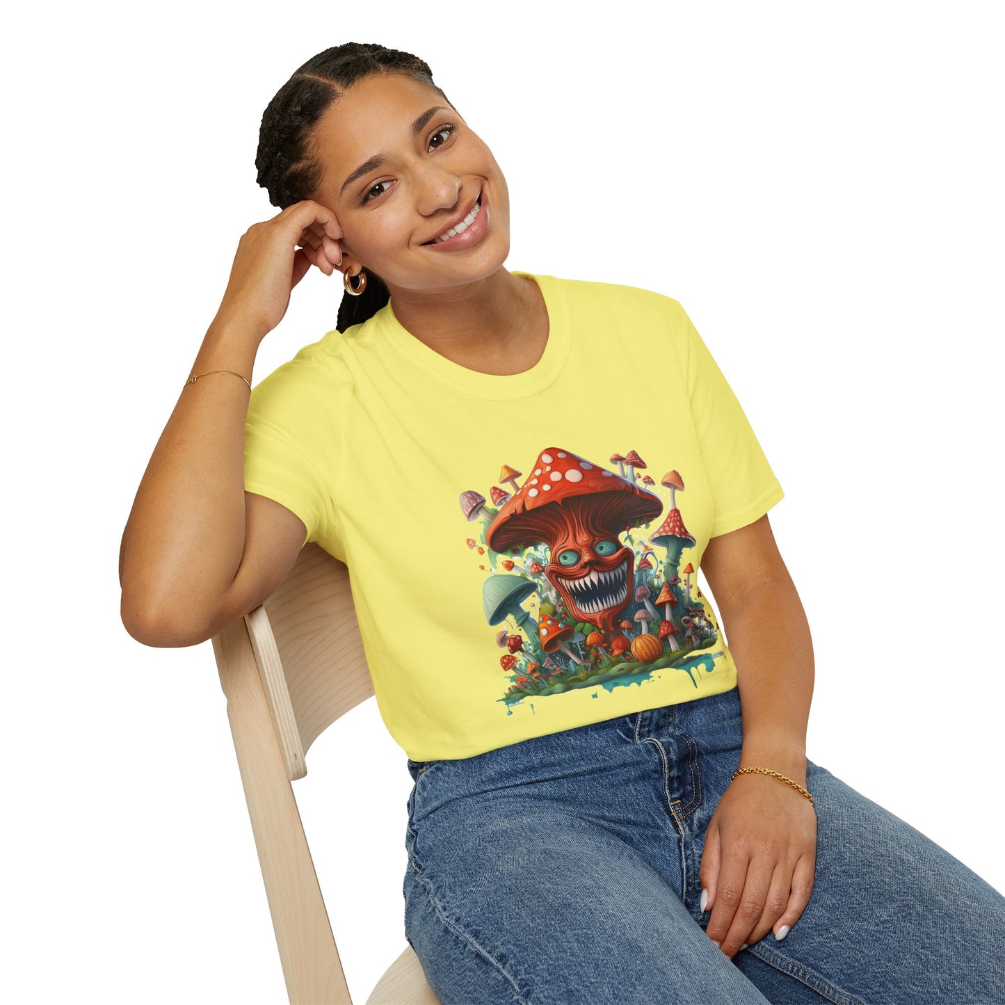 Mashroom Tee Shirt, Mashroom Shirt, Shirt with Funny Mashroom, Shirt with Fungus