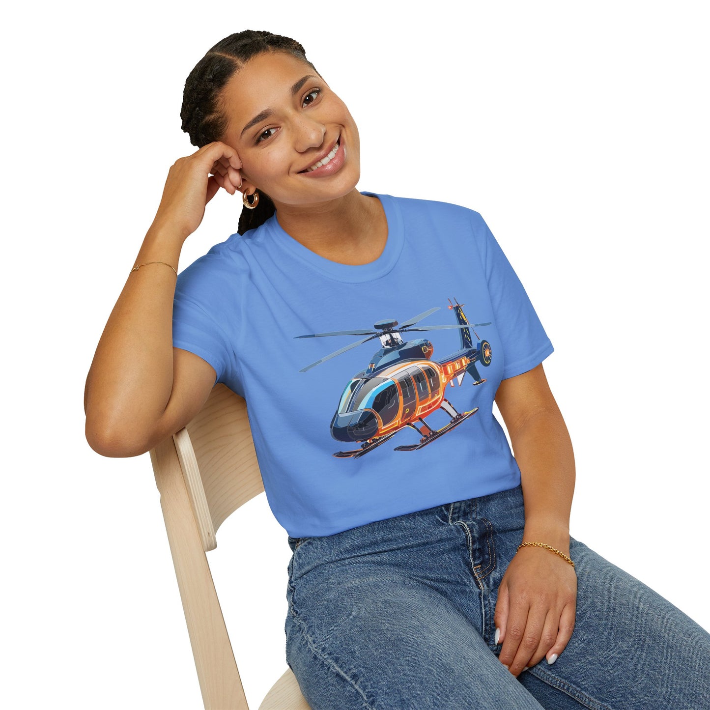 Chopper Shirt, Helicopter Shirt, Shirt with Helicopter, T Shirt with Chopper