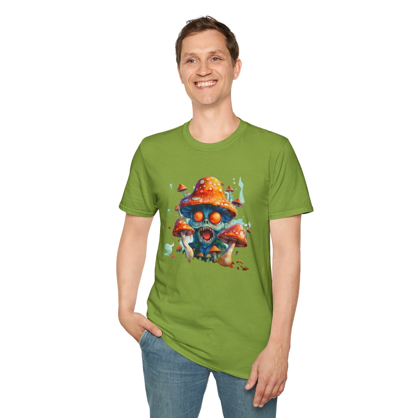 Mashroom Tee Shirt, Mashroom Shirt, Shirt with Funny Mashroom, Shirt with Fungus