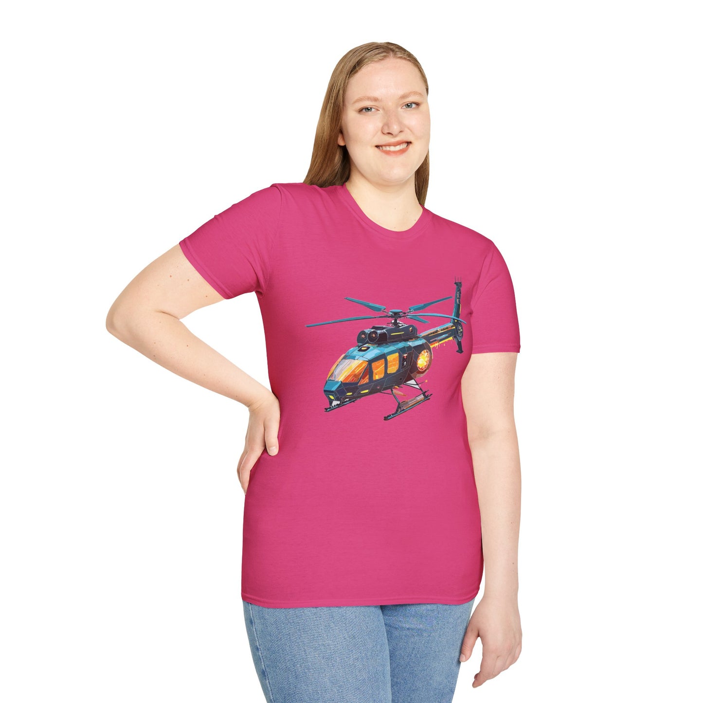 Chopper Shirt, Helicopter Shirt, Shirt with Helicopter, T Shirt with Chopper