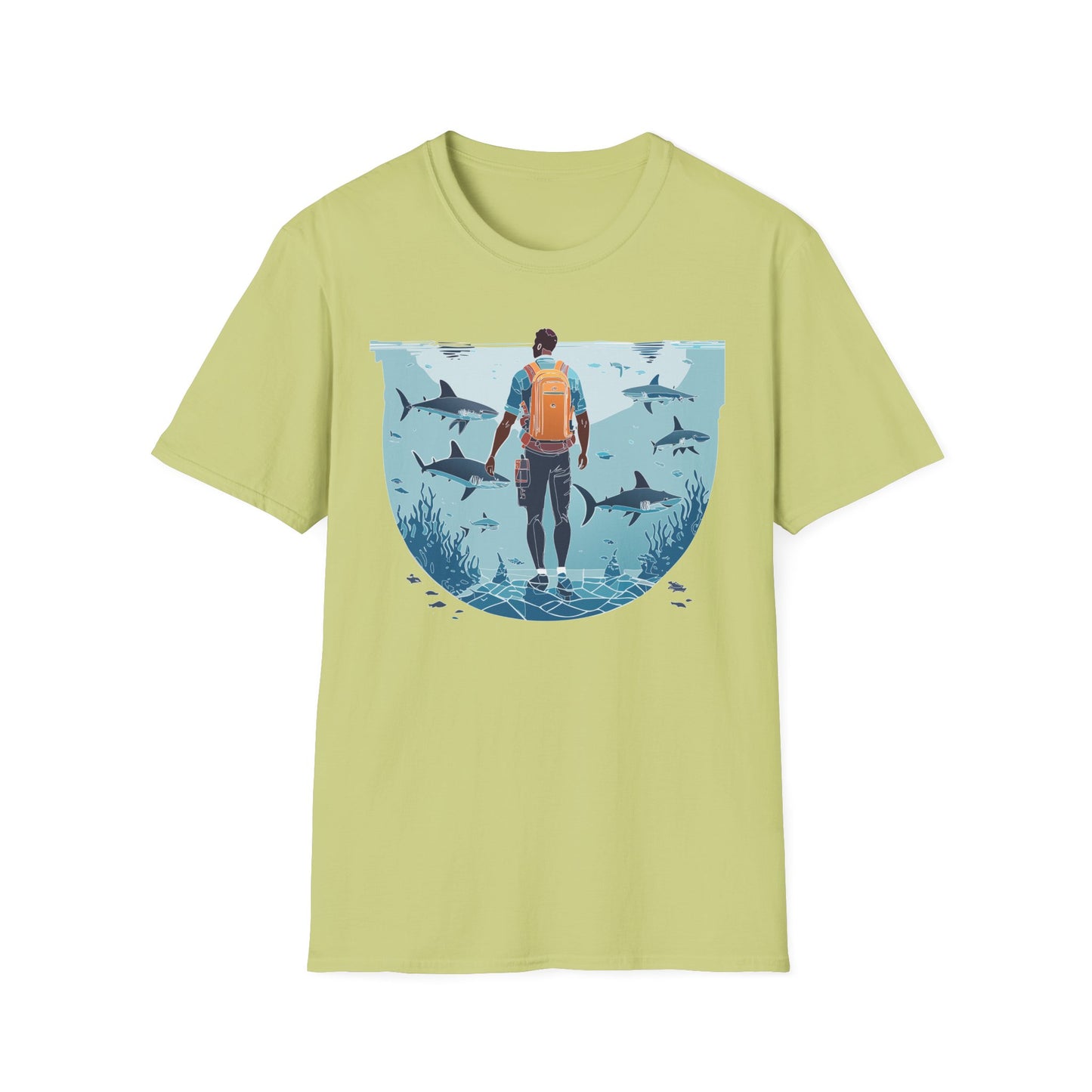 Ocean Tee Shirt, Ocean Shirt, Shirt with Ocean, U boat Tees, Shirt with U-Boat