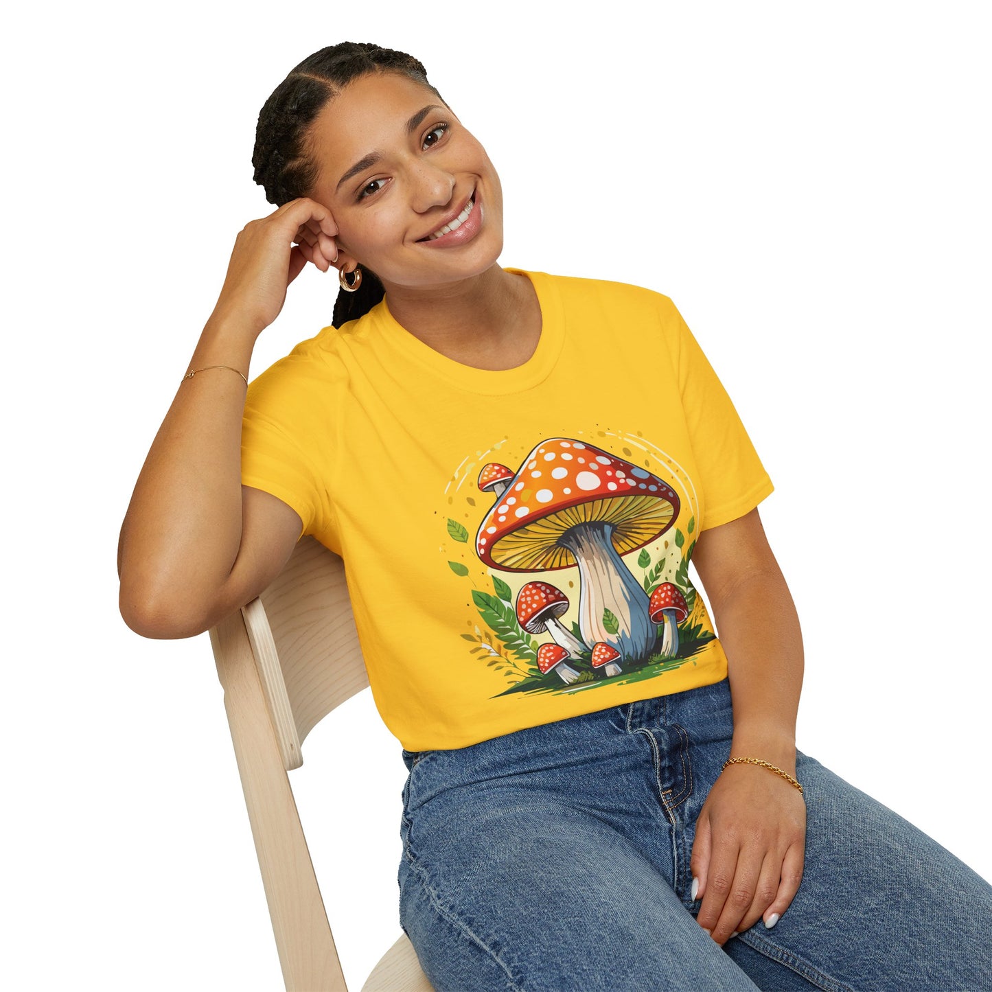 Mashroom Tee Shirt, Mashroom Shirt, Shirt with Funny Mashroom, Shirt with Fungus