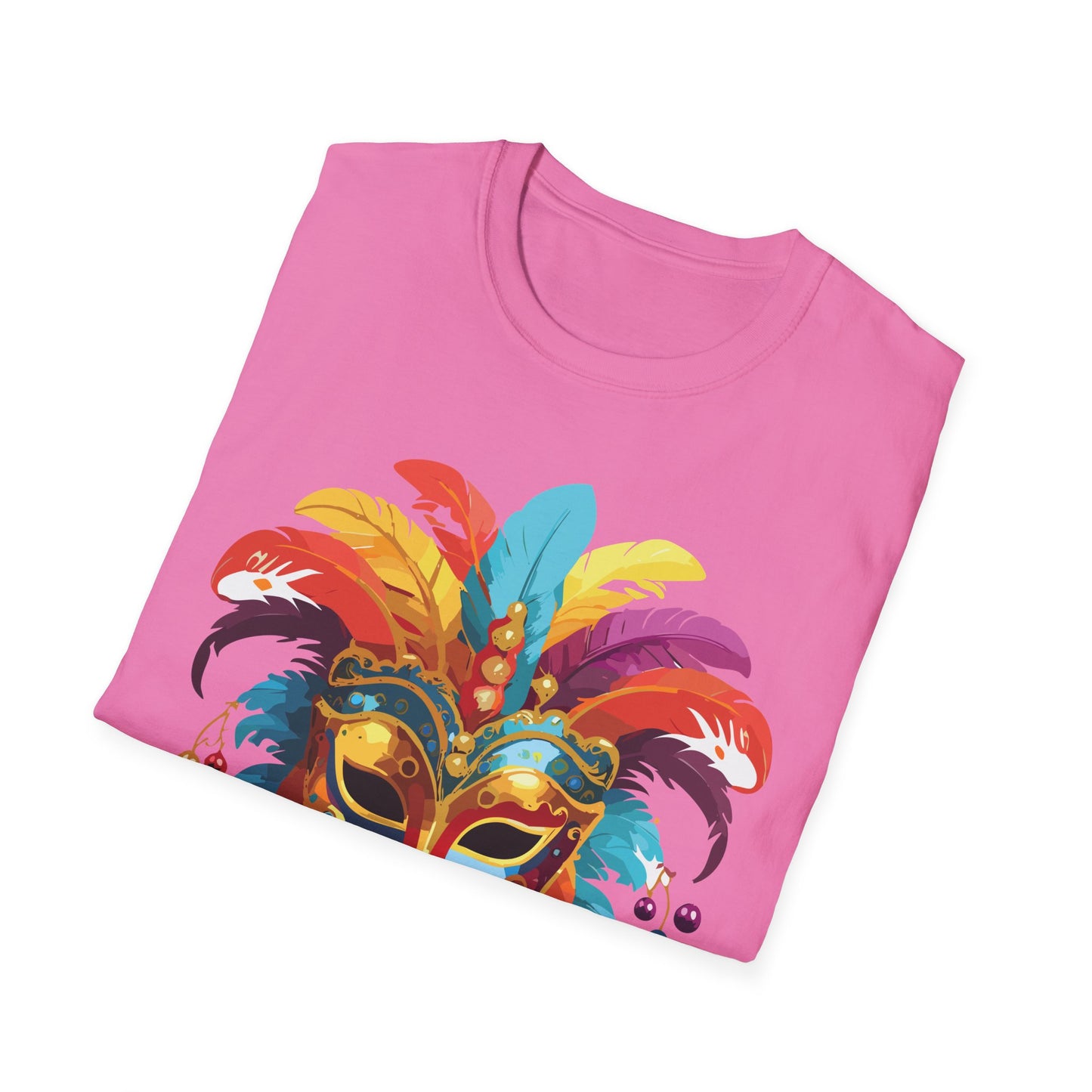 Mask Tee Shirt, Mask Shirt, Shirt with Mask, Masquerade Tees