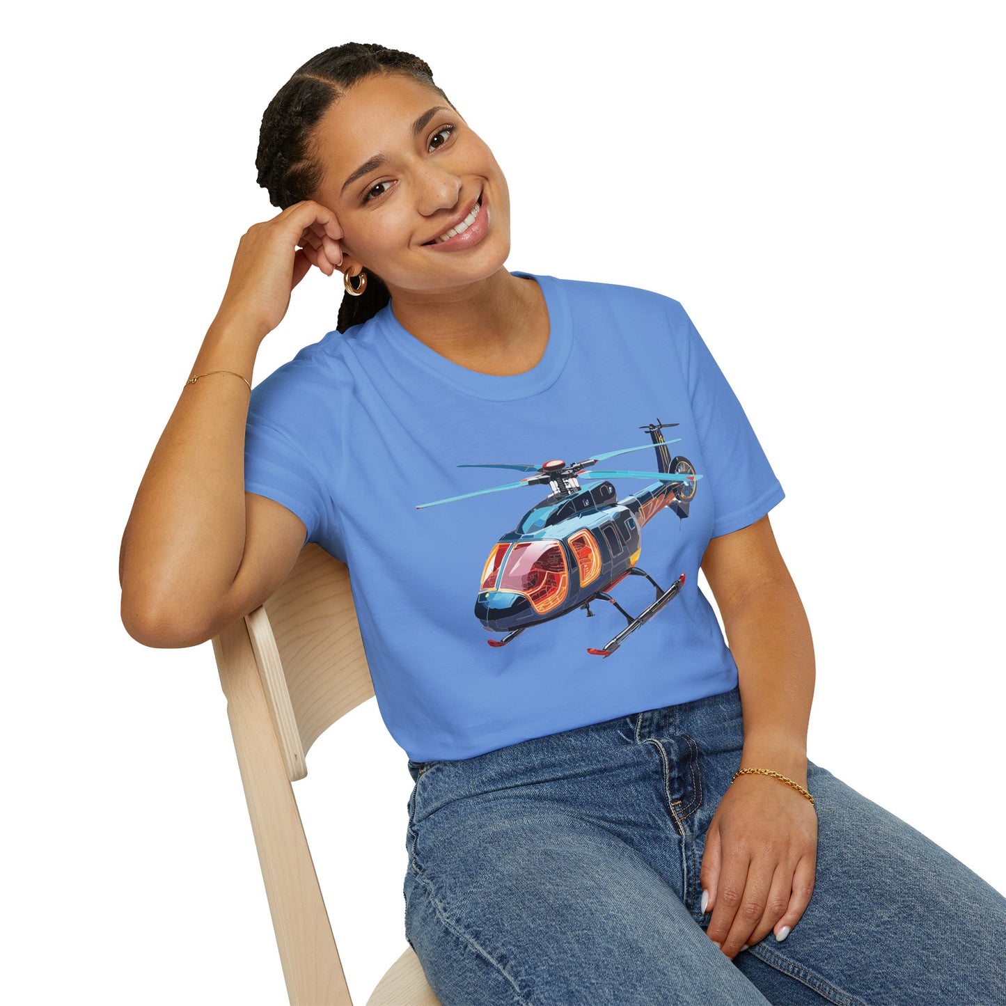 Chopper Shirt, Helicopter Shirt, Shirt with Helicopter, T Shirt with Chopper