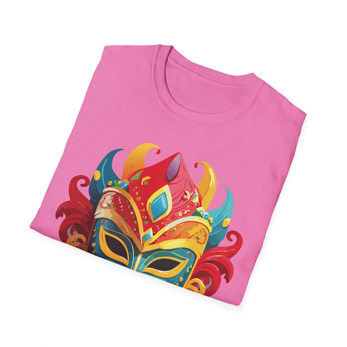 Mask Tee Shirt, Mask Shirt, Shirt with Mask, Masquerade Tees