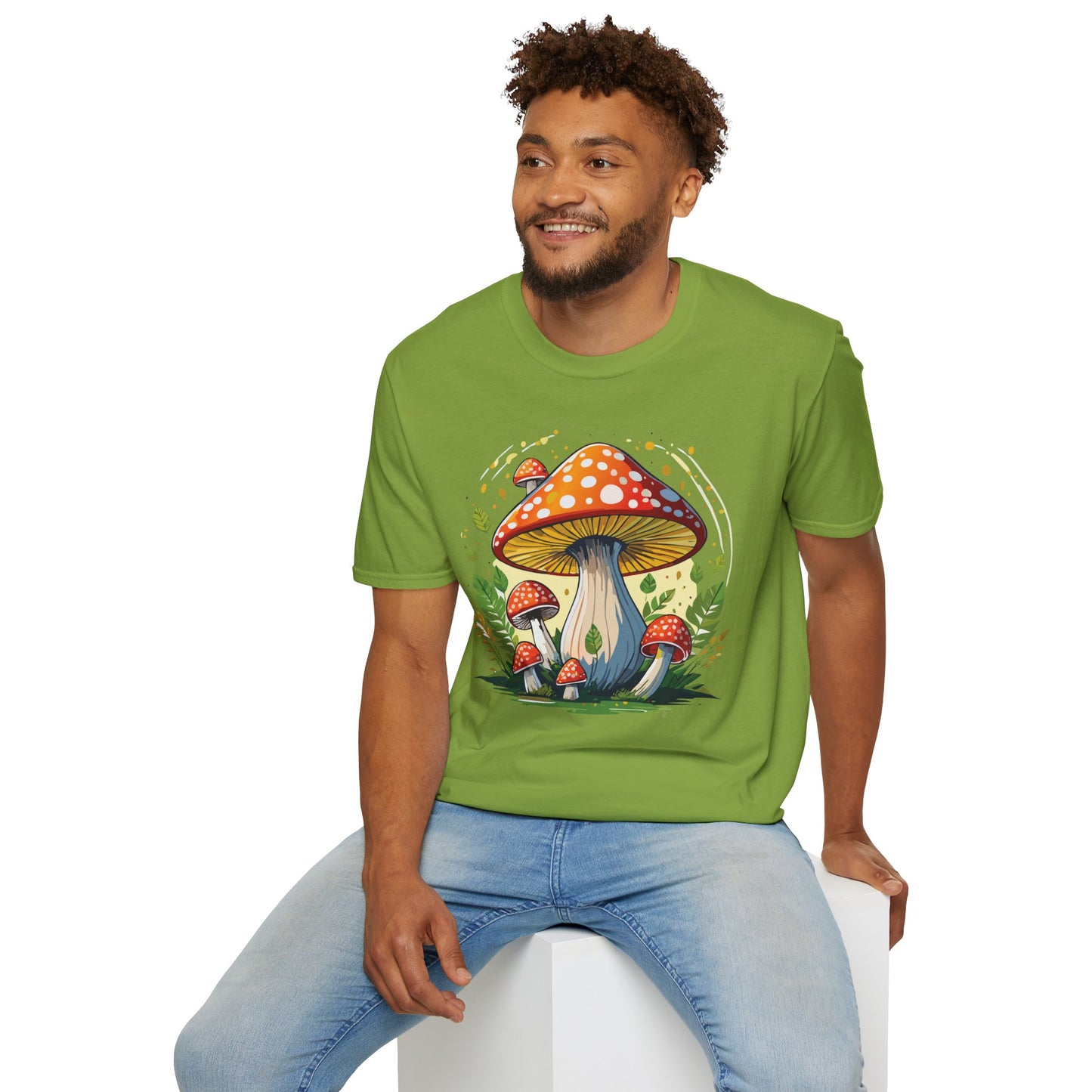 Mashroom Tee Shirt, Mashroom Shirt, Shirt with Funny Mashroom, Shirt with Fungus