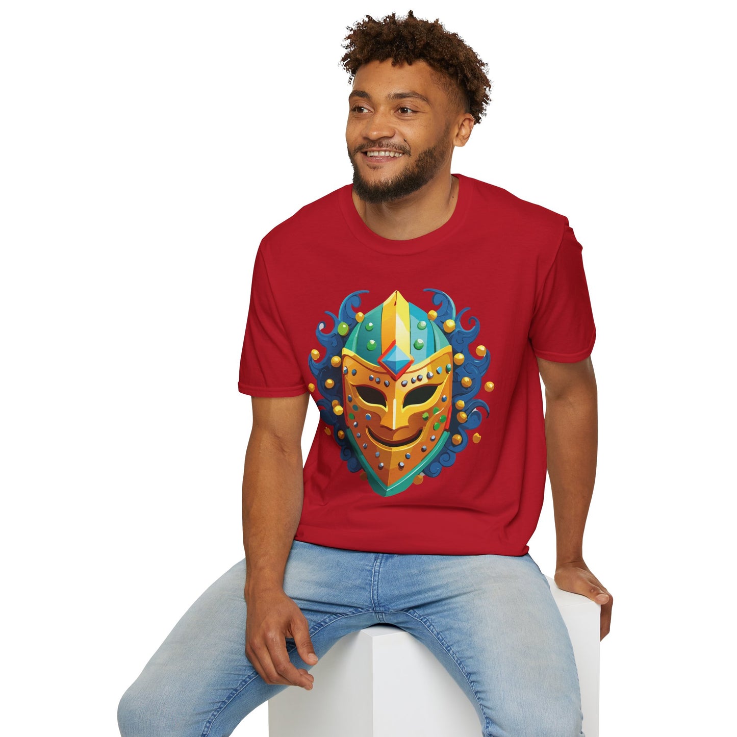 Mask Tee Shirt, Mask Shirt, Shirt with Mask, Masquerade Tees