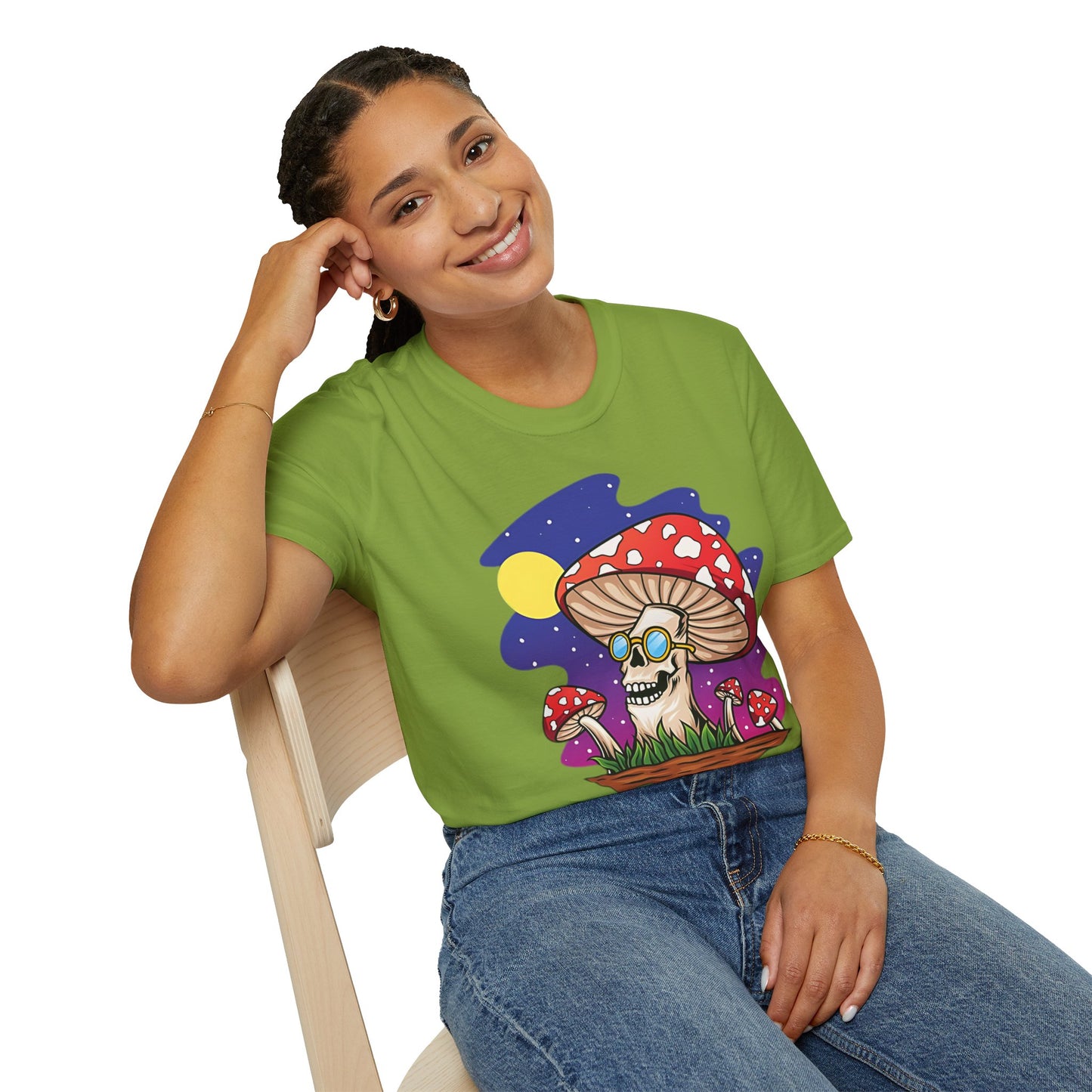 Mashroom Tee Shirt, Mashroom Shirt, Shirt with Funny Mashroom, Shirt with Fungus